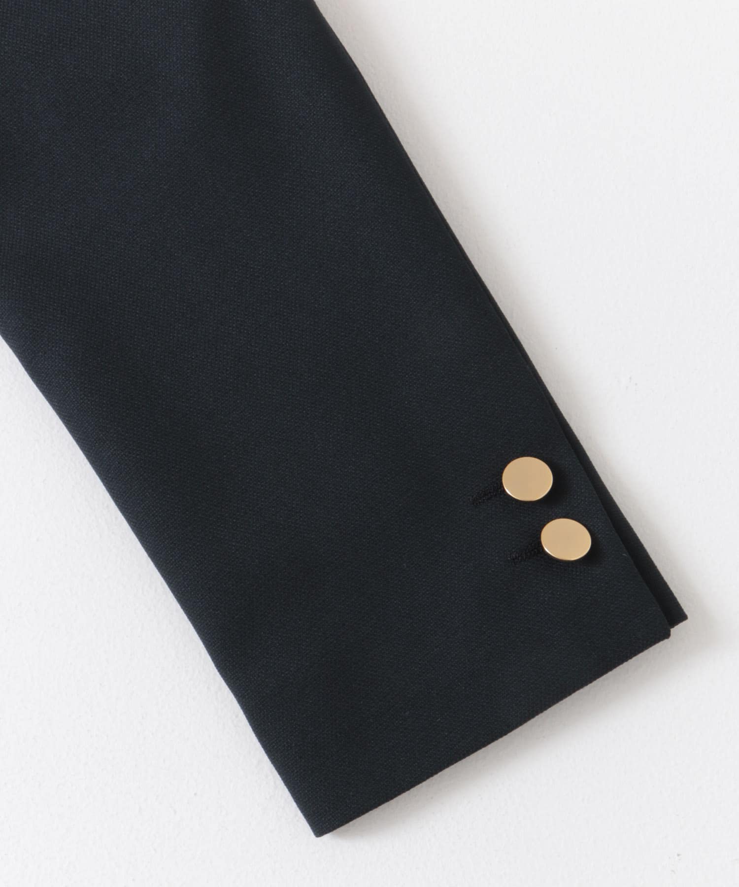『イージーケア』LIFE STYLE TAILOR　ストレッチオックスメタルボタンブレザー NAVY 44