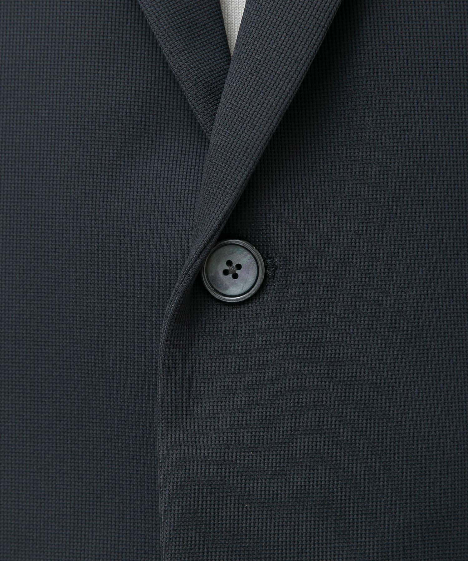 『イージーケア』LIFE STYLE TAILOR　サーフニットジャケット NAVY L