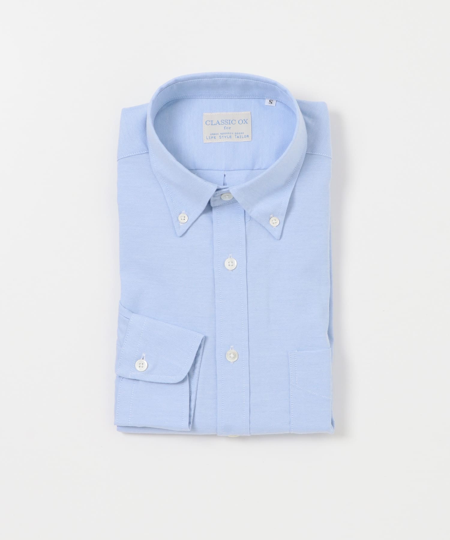 LIFE STYLE TAILOR　マルチスペック CLASSIC OX ボタンダウンシャツ BLUE S