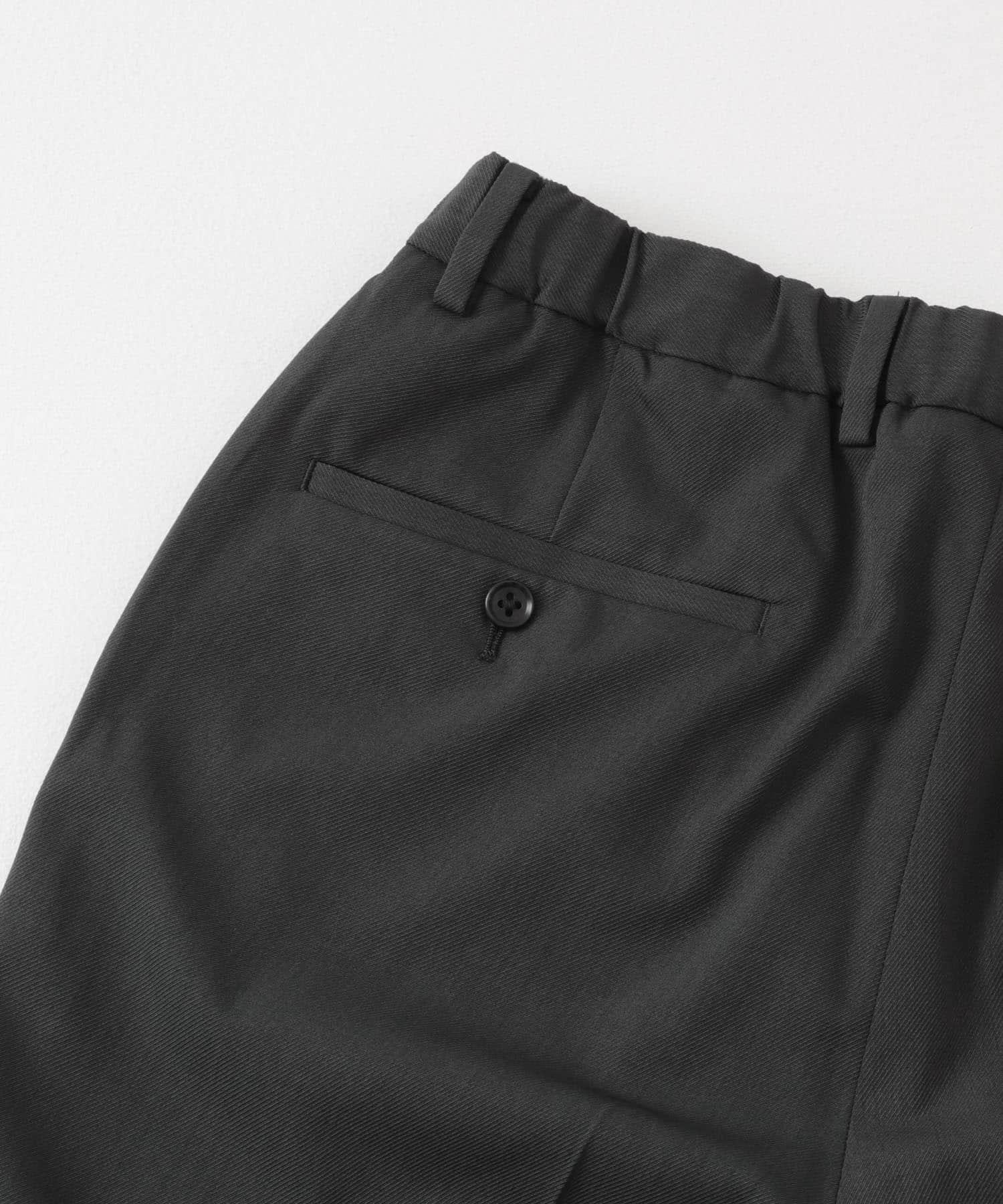 『イージーケア』LIFE STYLE TAILOR　カルゼストレッチコンフォータブルパンツ BLUE GRAY S