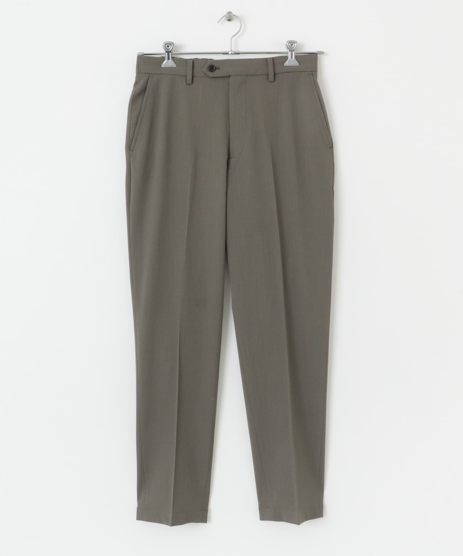 『イージーケア』LIFE STYLE TAILOR　カルゼストレッチコンフォータブルパンツ SAGE KHAKI S