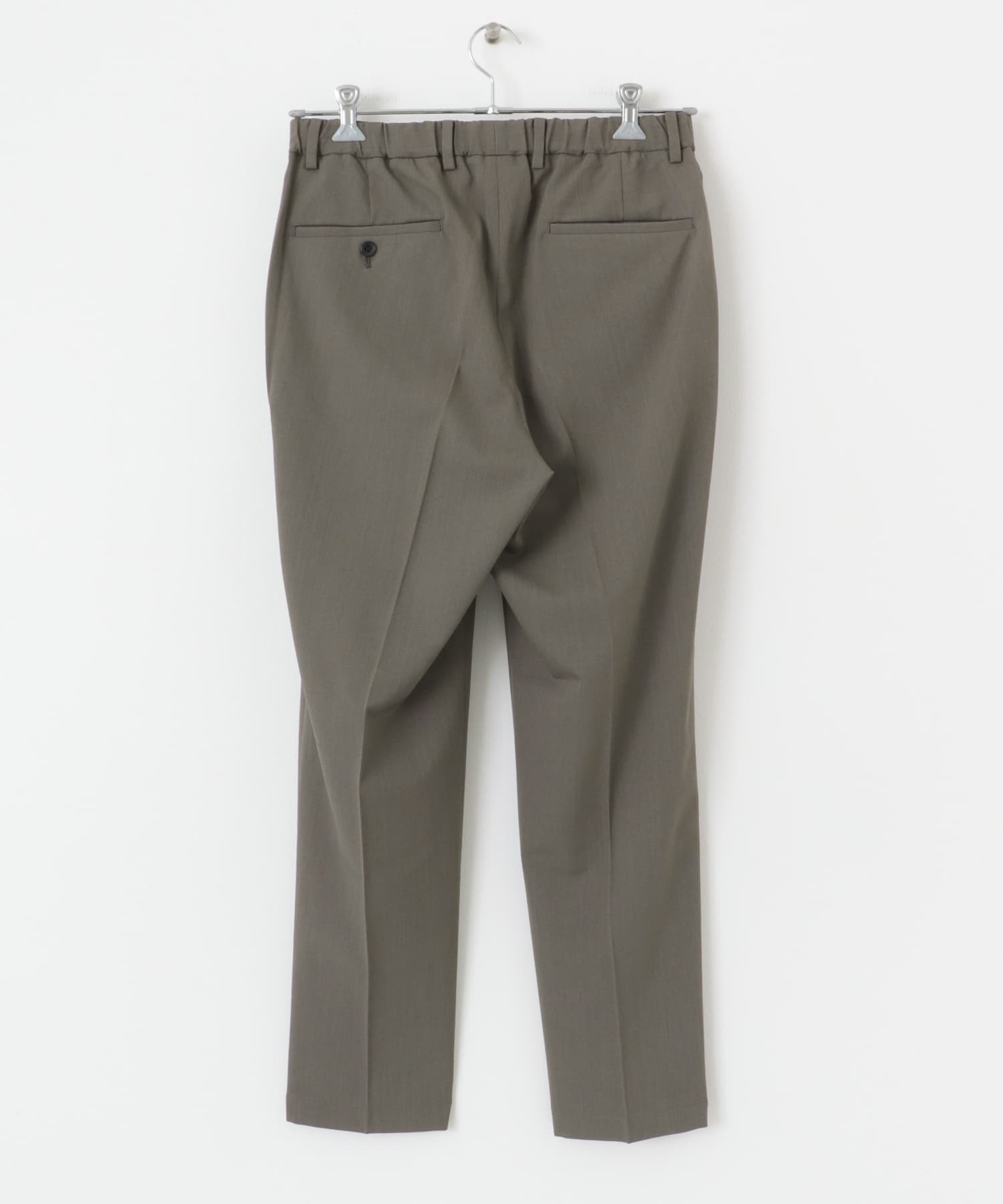 『イージーケア』LIFE STYLE TAILOR　カルゼストレッチコンフォータブルパンツ SAGE KHAKI S