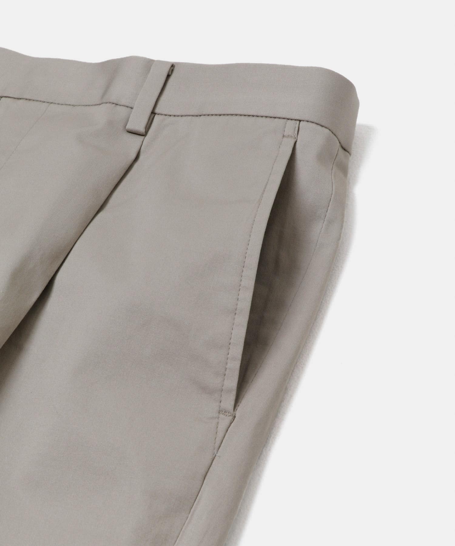 LIFE STYLE TAILOR　ストレッチコットンパンツ GREIGE 44