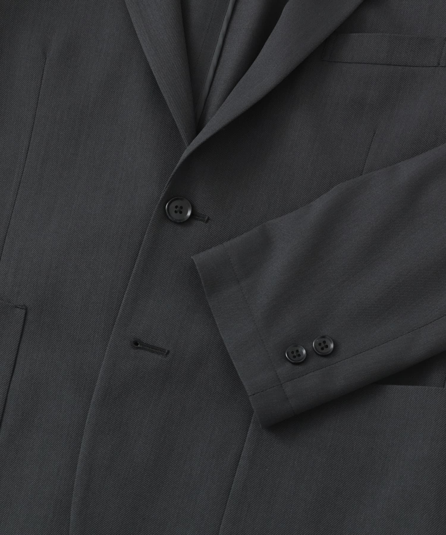 『イージーケア』LIFE STYLE TAILOR　カルゼストレッチコンフォータブルジャケット BLUE GRAY S
