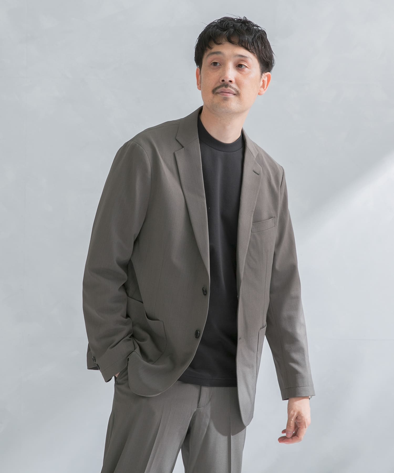 『イージーケア』LIFE STYLE TAILOR　カルゼストレッチコンフォータブルジャケット