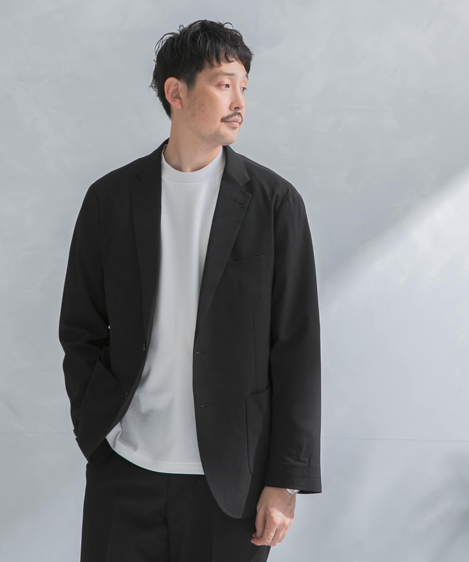 『イージーケア』LIFE STYLE TAILOR　カルゼストレッチコンフォータブルジャケット