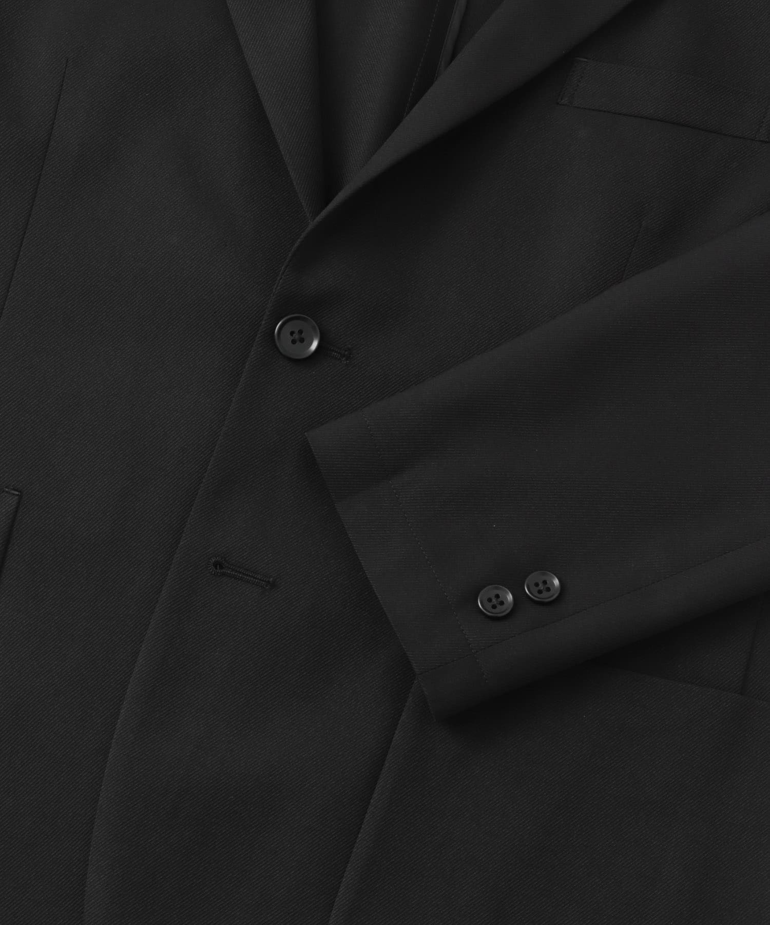 『イージーケア』LIFE STYLE TAILOR　カルゼストレッチコンフォータブルジャケット BLACK S