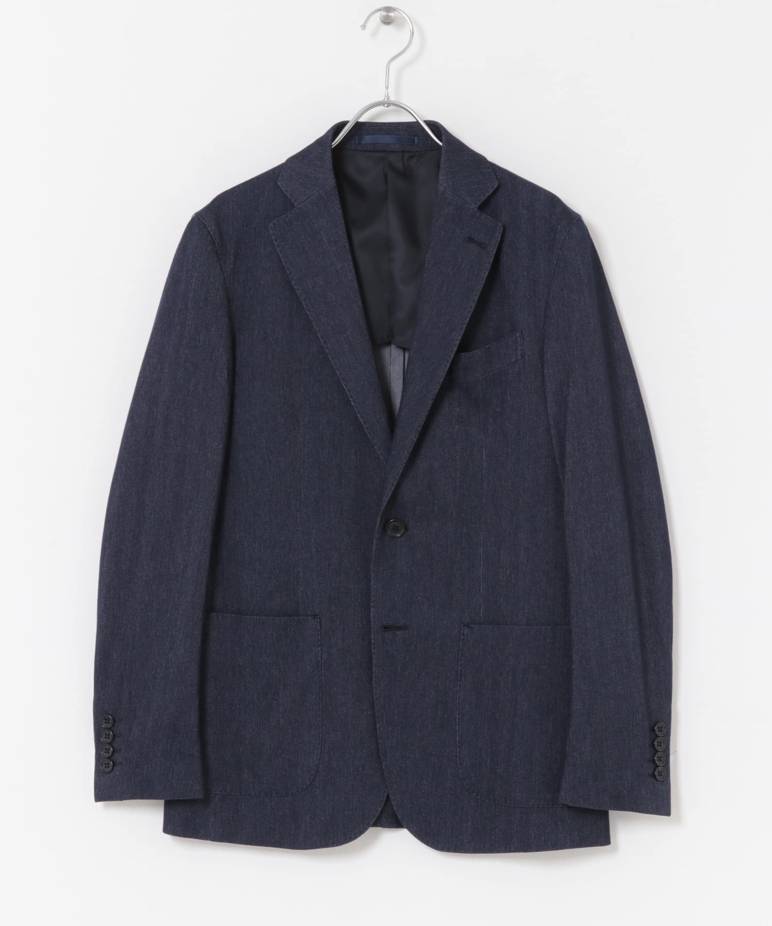 LIFE STYLE TAILOR　デニムライクニットジャケット