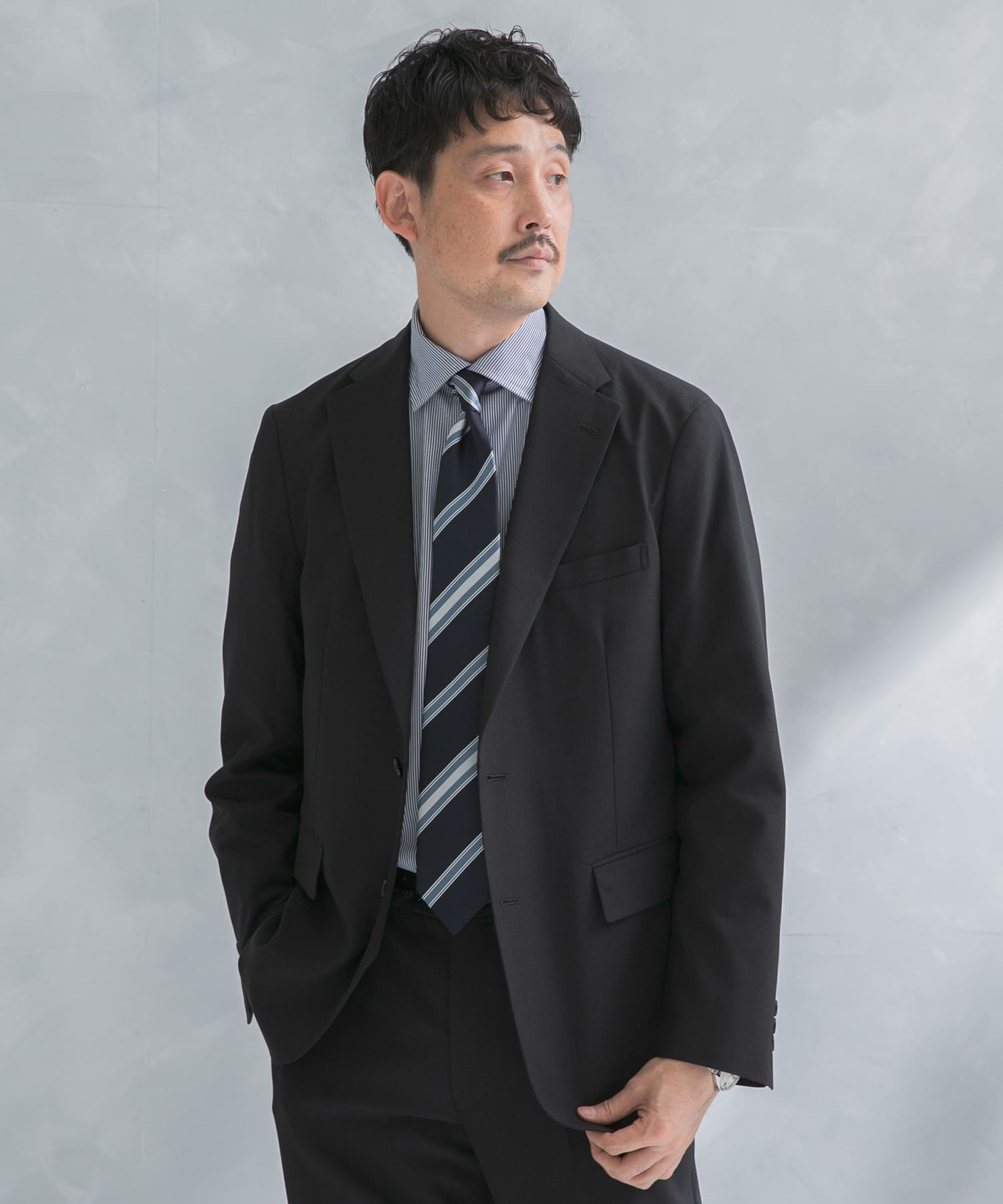 『イージーケア』LIFE STYLE TAILOR　クリアツイルコンフォータブルスマートジャケット