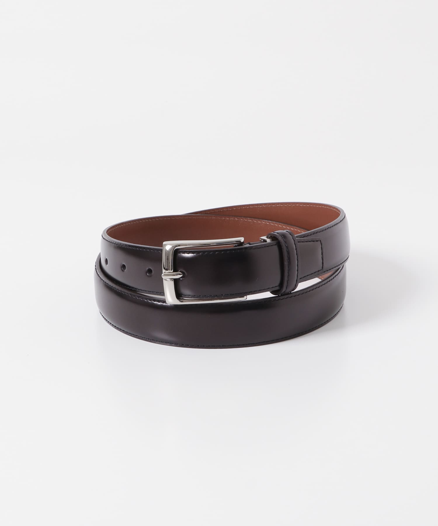 LIFE STYLE TAILOR　アドバンレザーベルト D-BROWN FREE