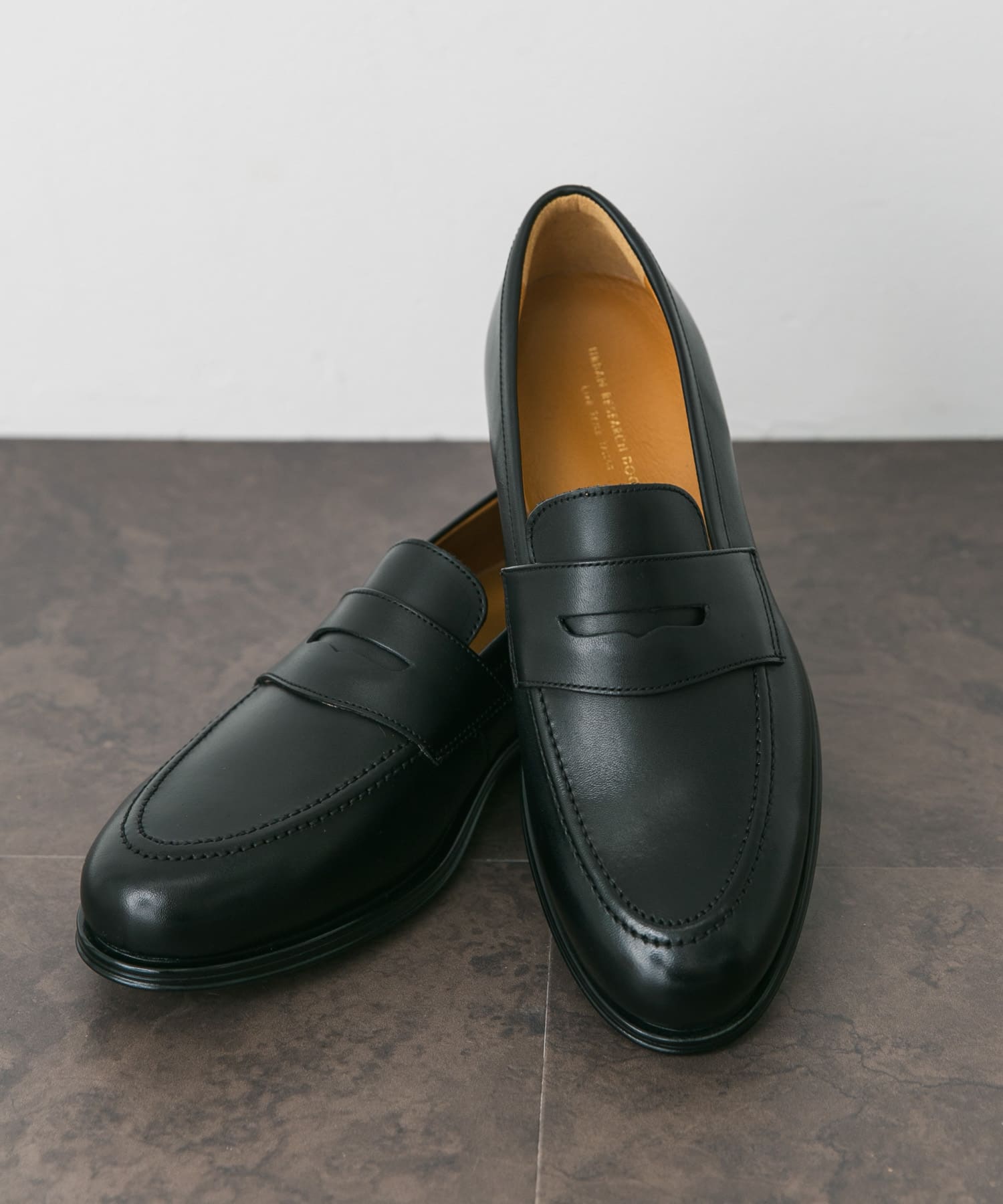 LIFE STYLE TAILOR　マルチスペックコインローファー BLACK 7