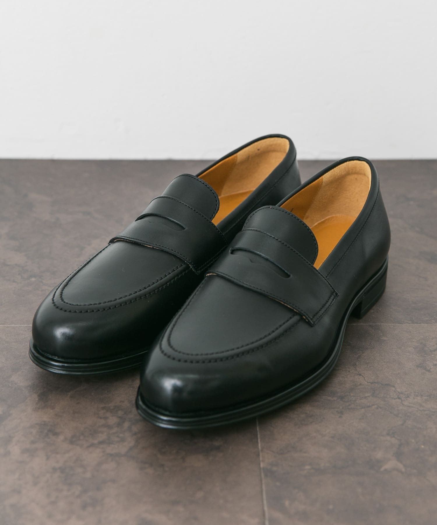 LIFE STYLE TAILOR　マルチスペックコインローファー BLACK 7