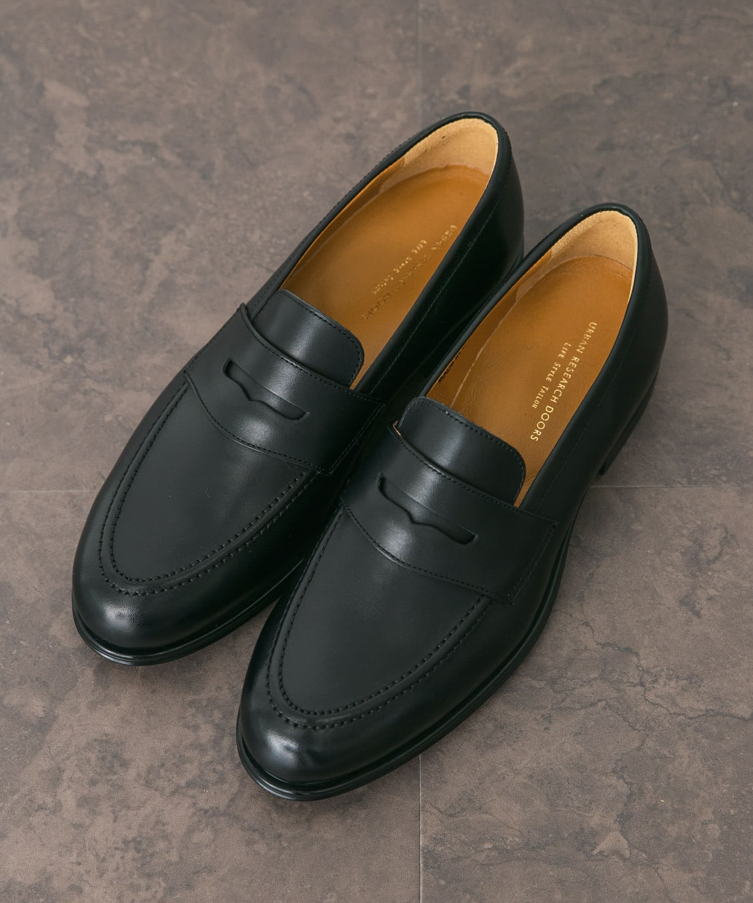 LIFE STYLE TAILOR　マルチスペックコインローファー BLACK 7