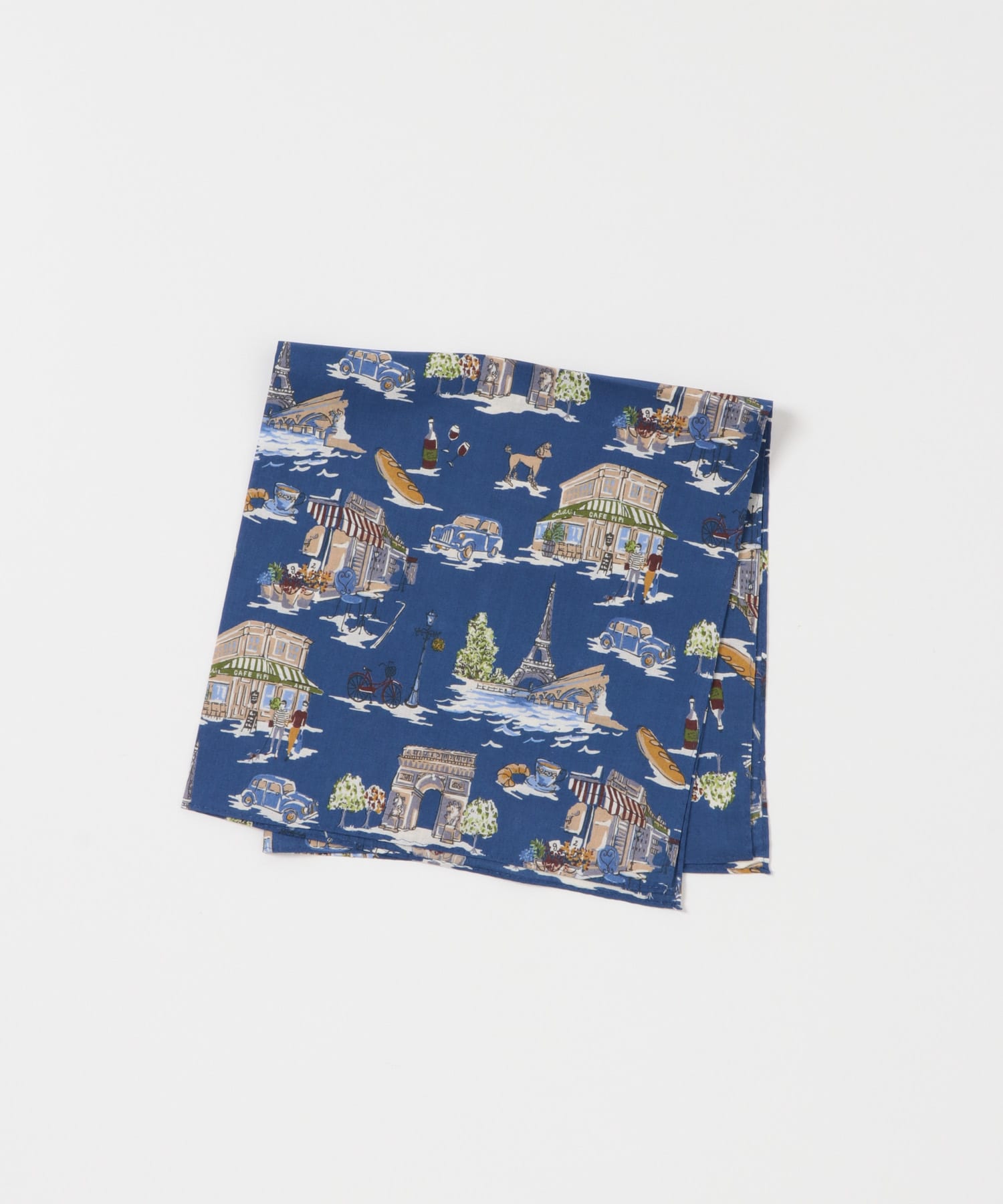 LIFE STYLE TAILOR　モチーフ柄コットンハンカチ