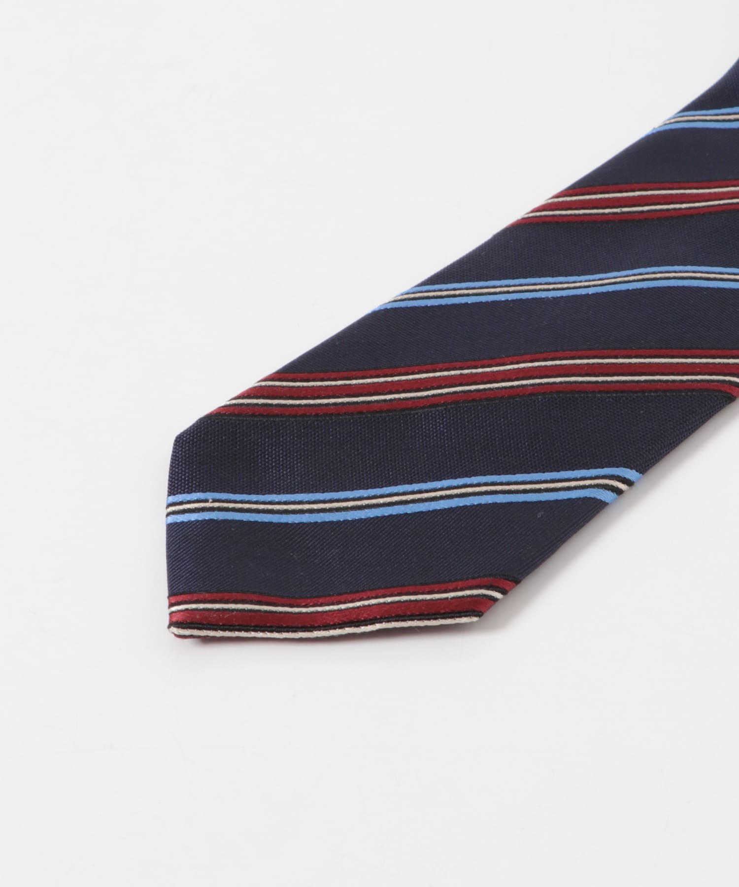 LIFE STYLE TAILOR　25AW BBCファブリックタイST2 01NVY-RED -