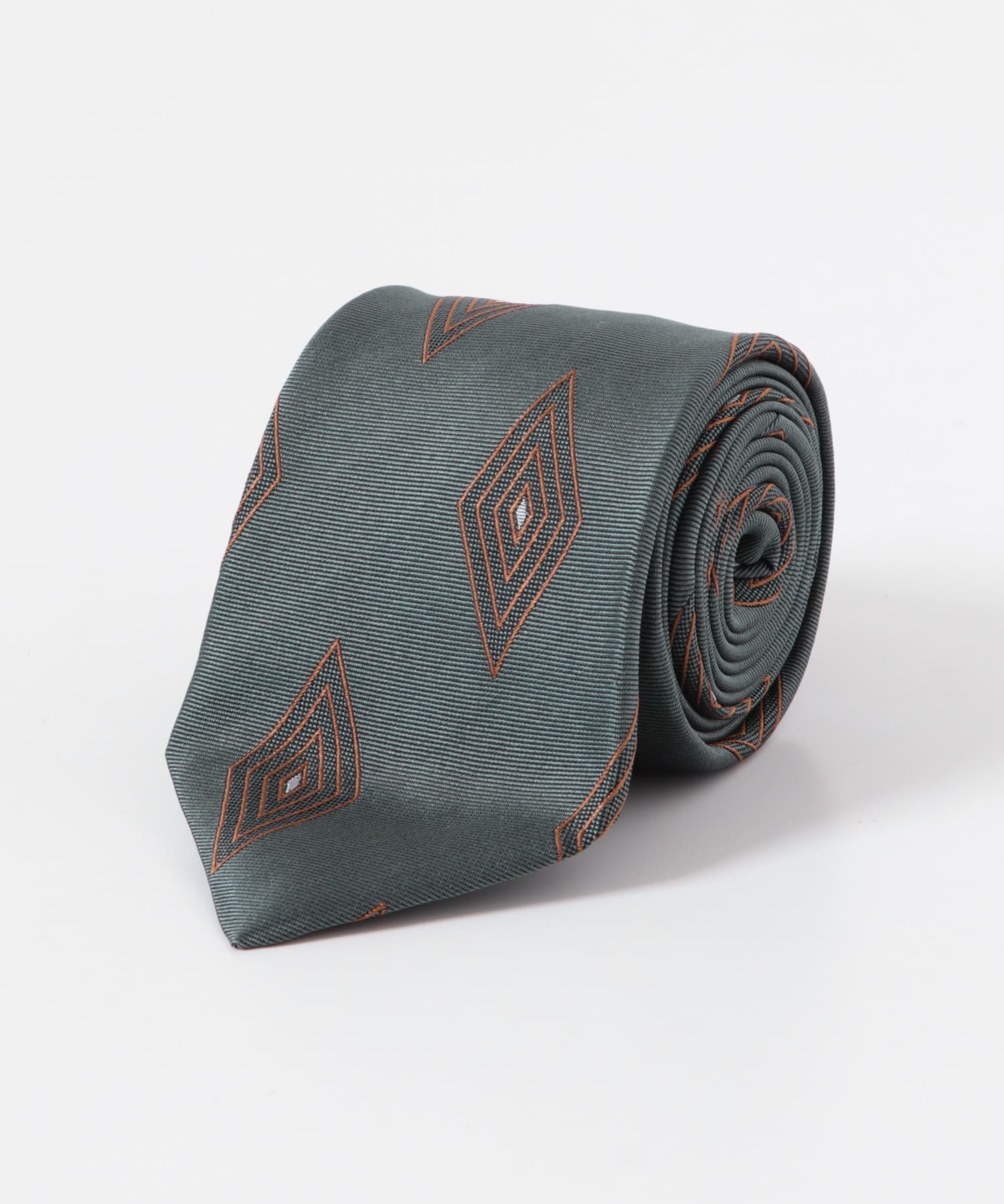 LIFE STYLE TAILOR　25AW BBCファブリックタイ小紋1 02GREEN -