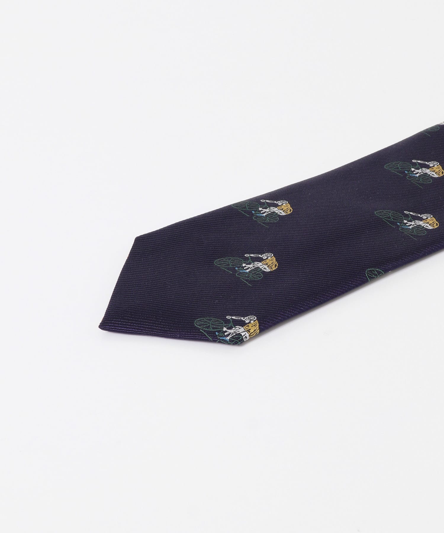 LIFE STYLE TAILOR　25AWサイクルモチーフタイ 01NAVY -