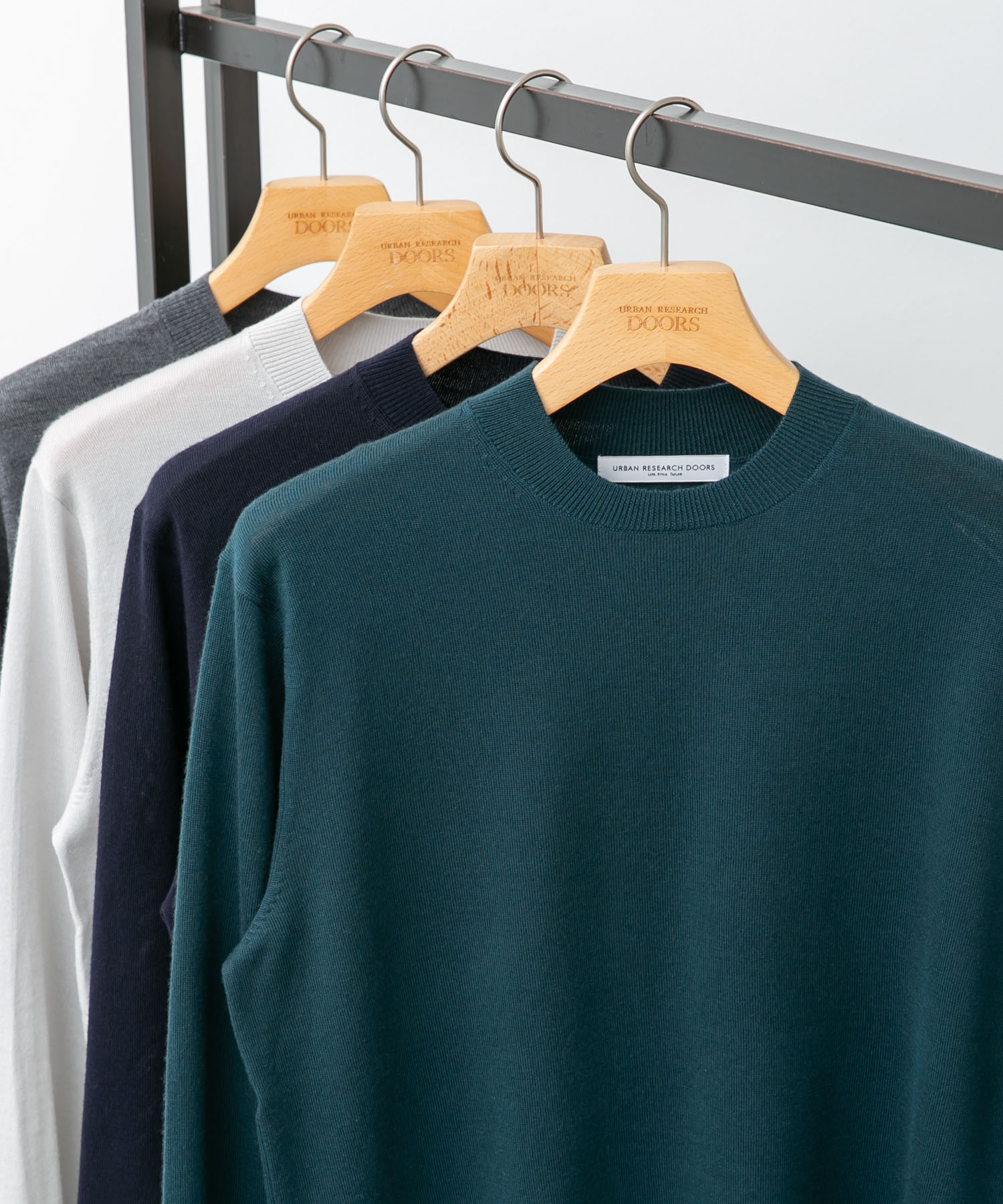 LIFE STYLE TAILOR　マシンウォッシャブルハイゲージクルーニット