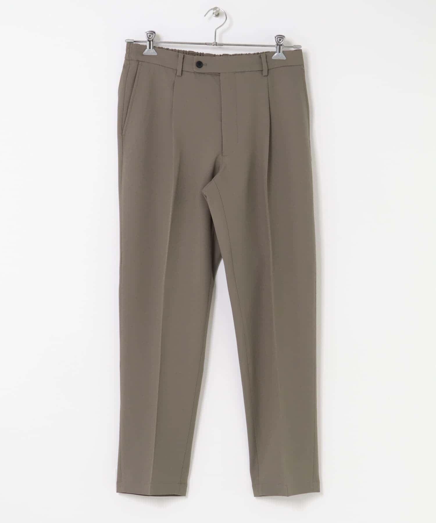LIFE STYLE TAILOR　ツイルストレッチパンツ GREIGE S