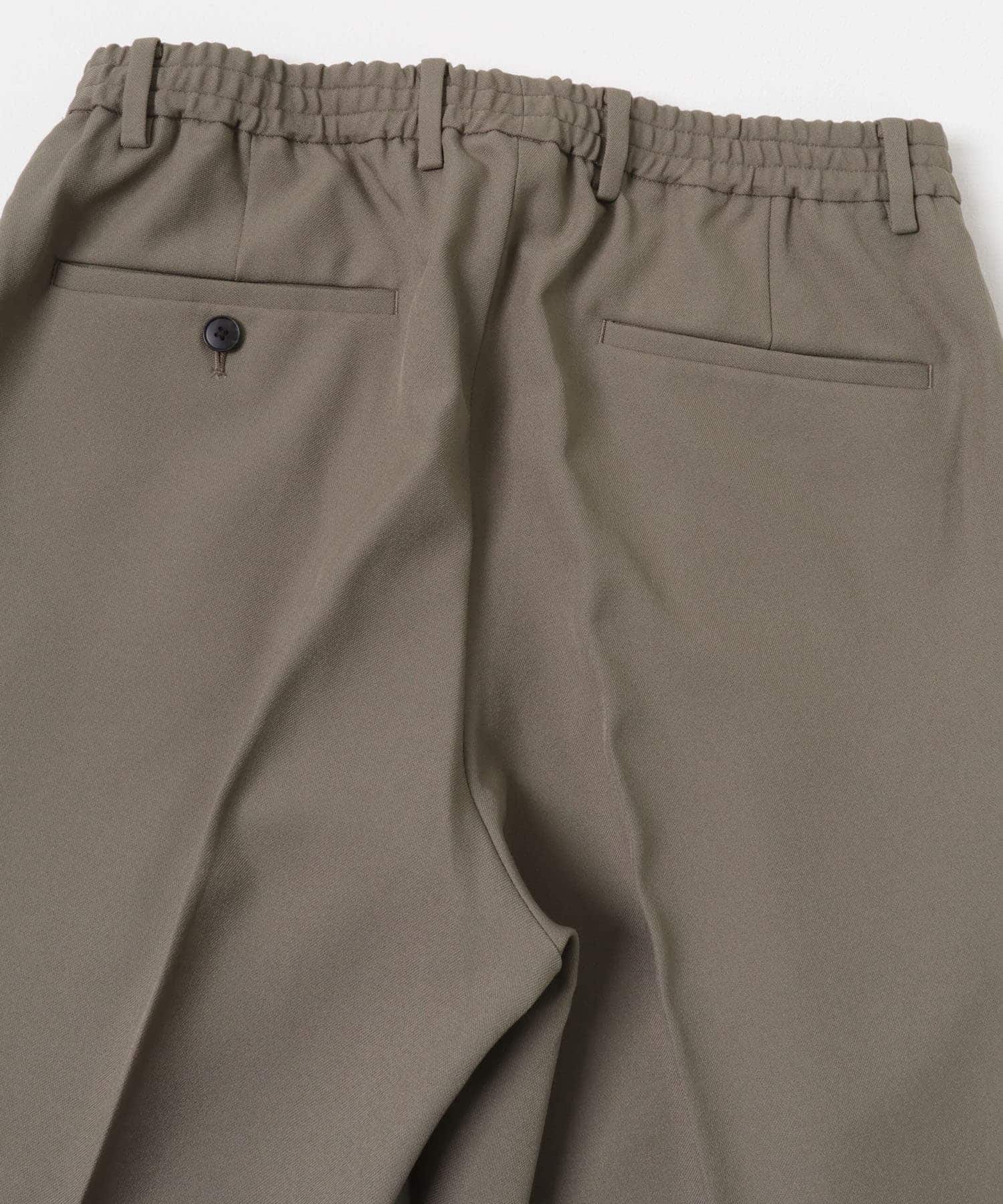 LIFE STYLE TAILOR　ツイルストレッチパンツ GREIGE S