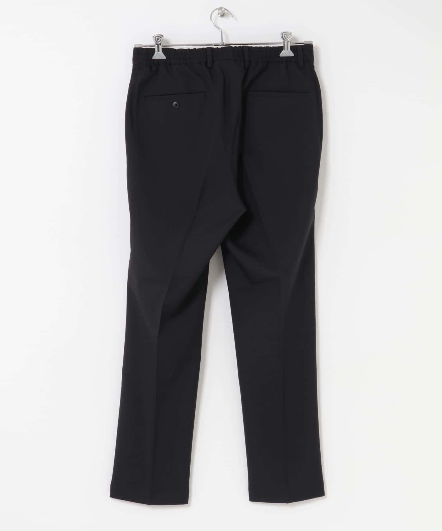 LIFE STYLE TAILOR　ツイルストレッチパンツ NAVY S