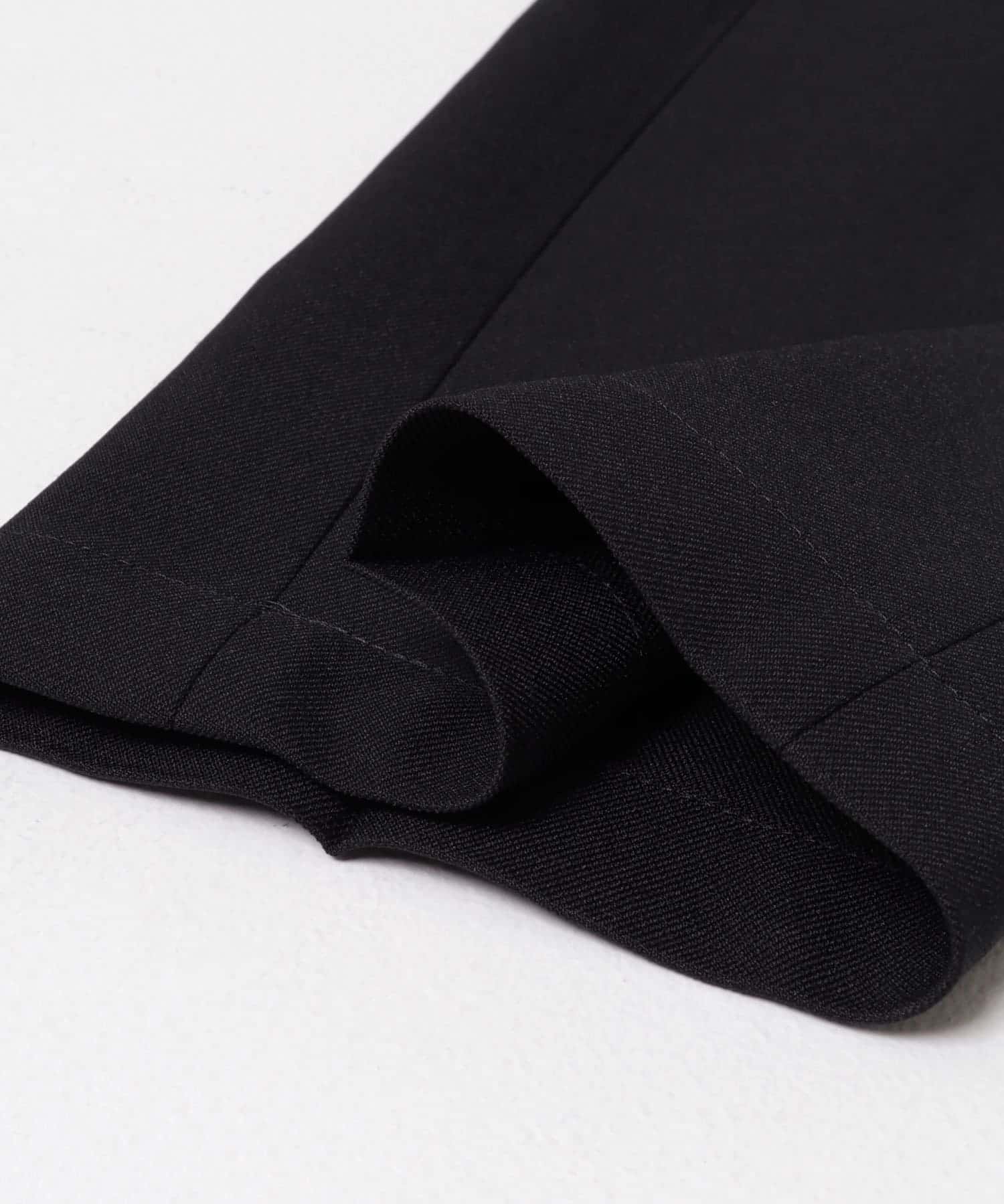 LIFE STYLE TAILOR　ツイルストレッチパンツ NAVY S