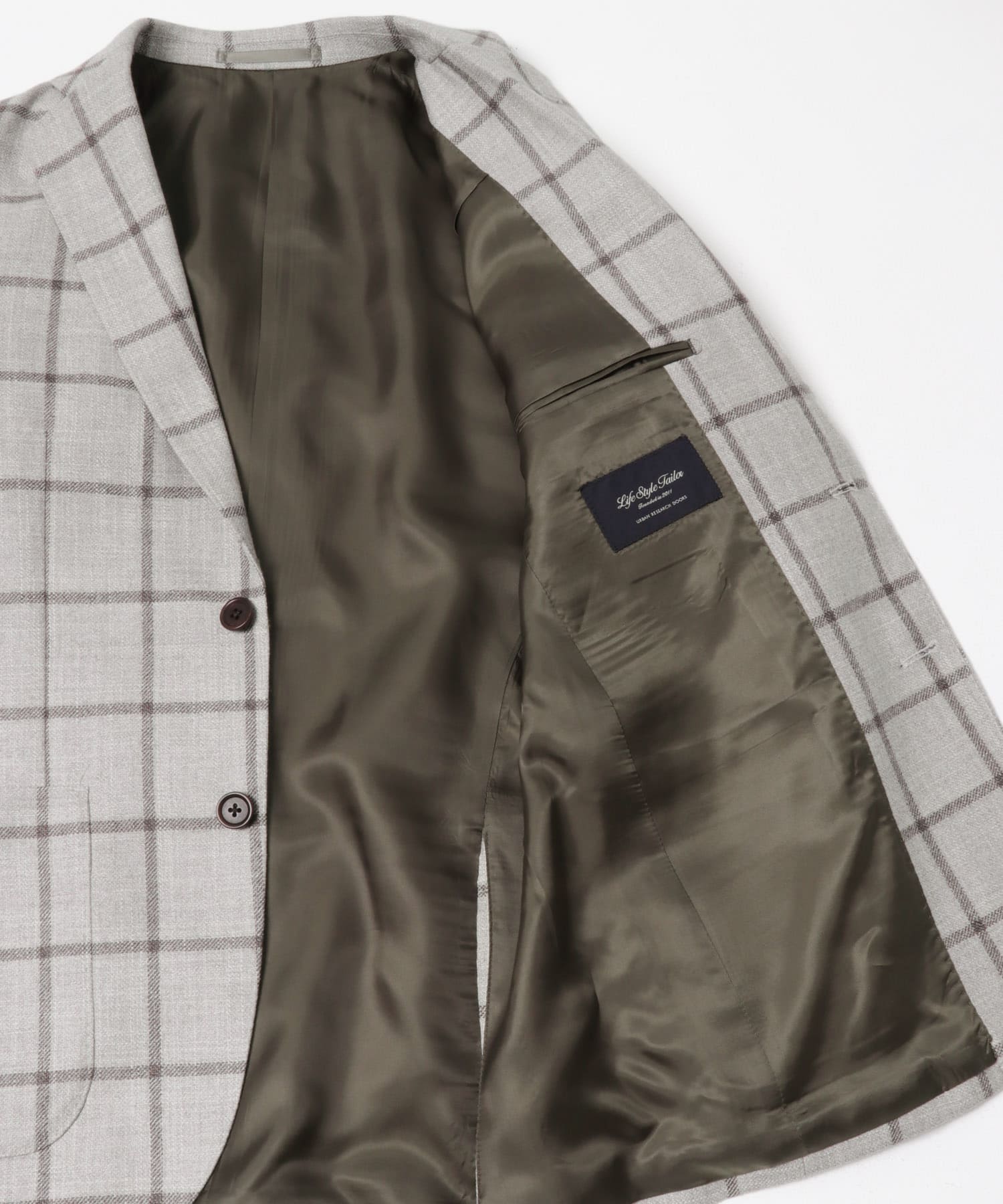 LIFE STYLE TAILOR　LORO PIANA JACKET1 BEG-CH 44