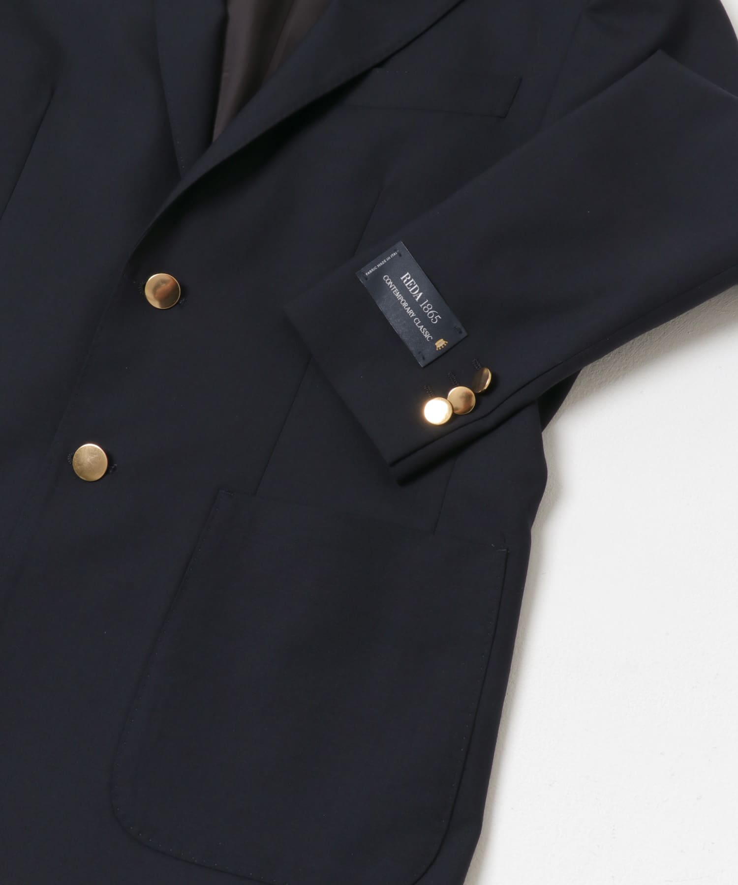 LIFE STYLE TAILOR　REDA メタルボタンブレザー NAVY 44