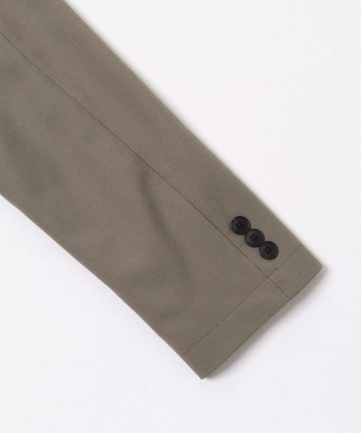 LIFE STYLE TAILOR　ツイルストレッチジャケット GREIGE S