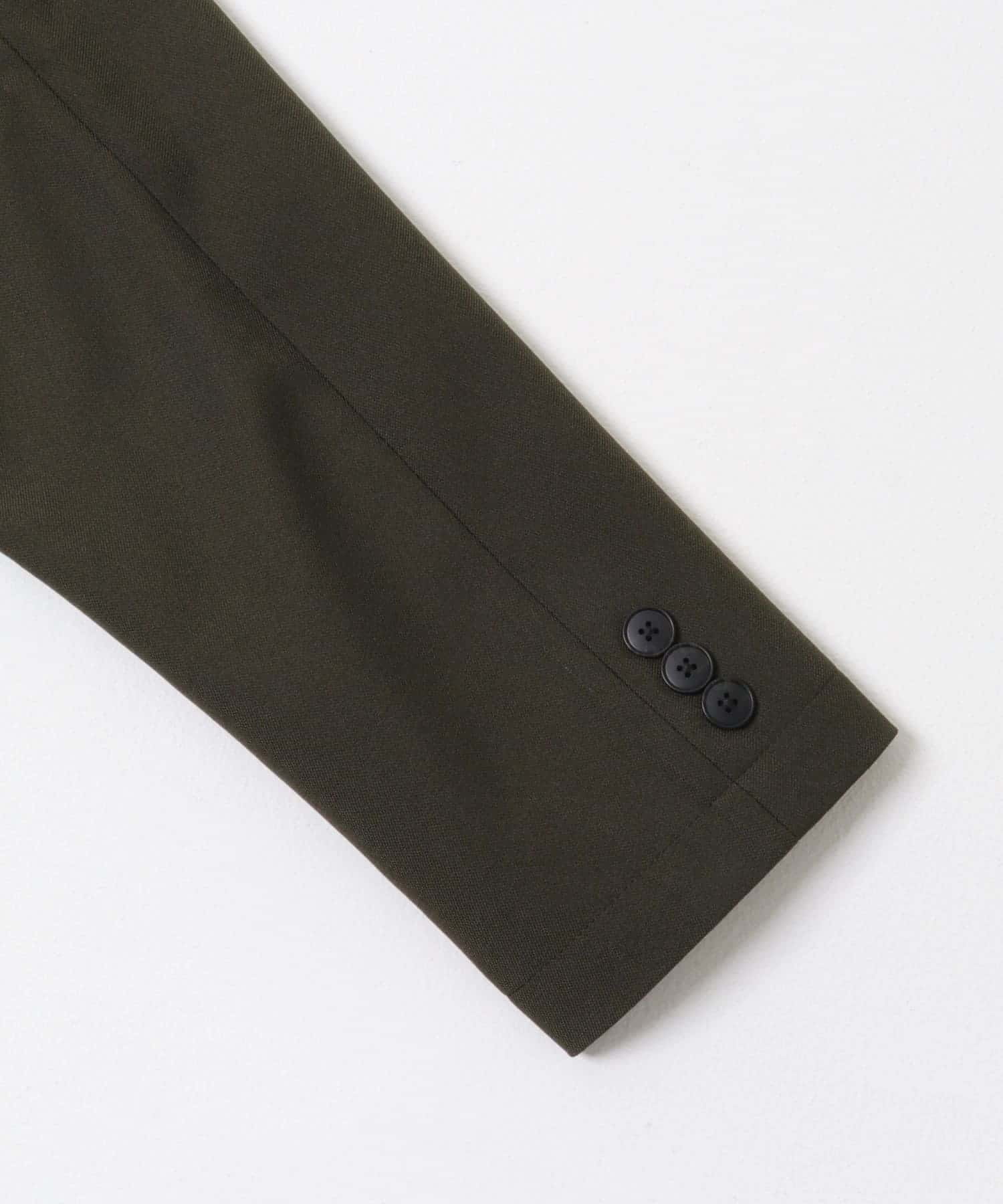 LIFE STYLE TAILOR　ツイルストレッチジャケット KHAKI S