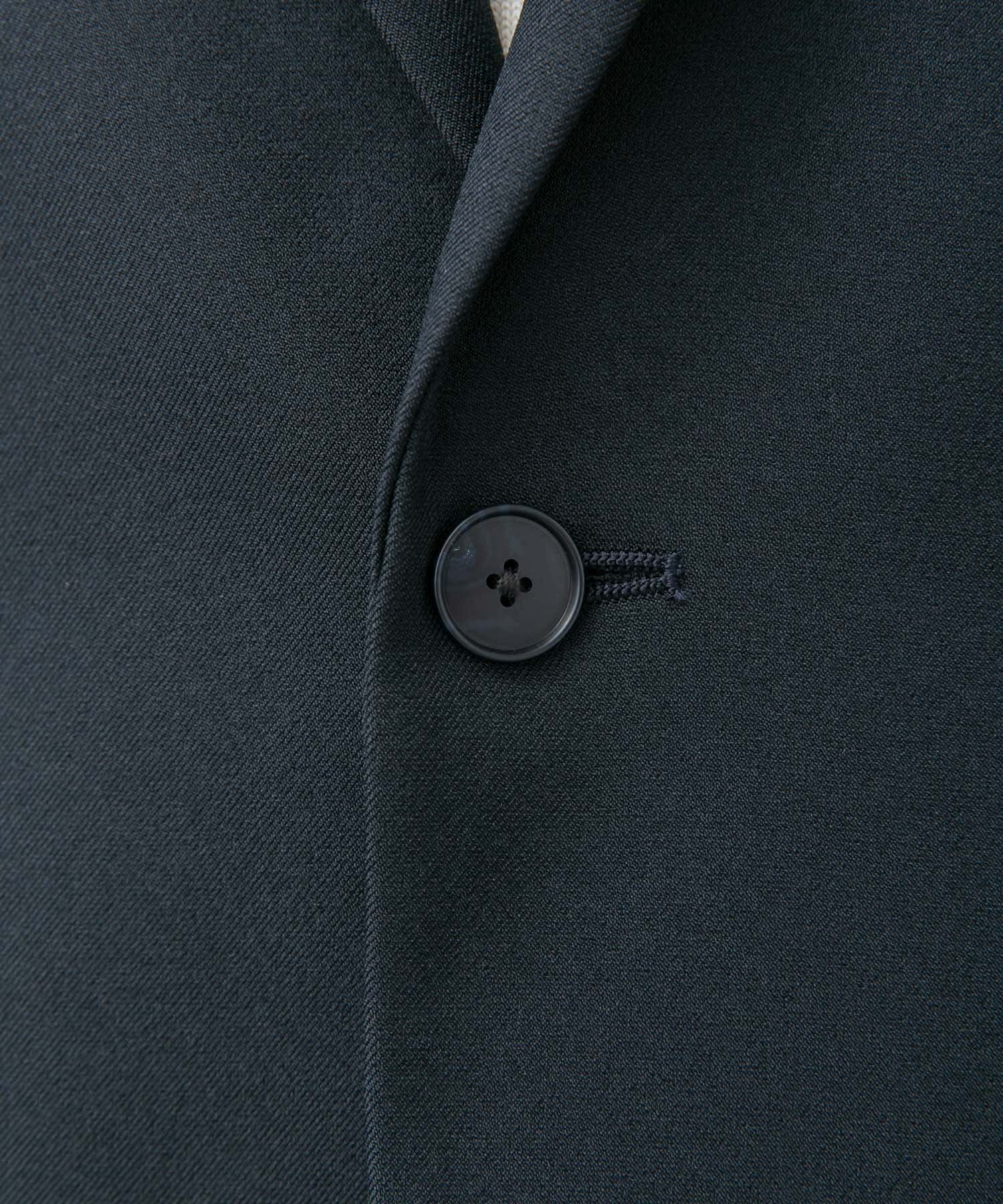 LIFE STYLE TAILOR　ツイルストレッチジャケット NAVY M