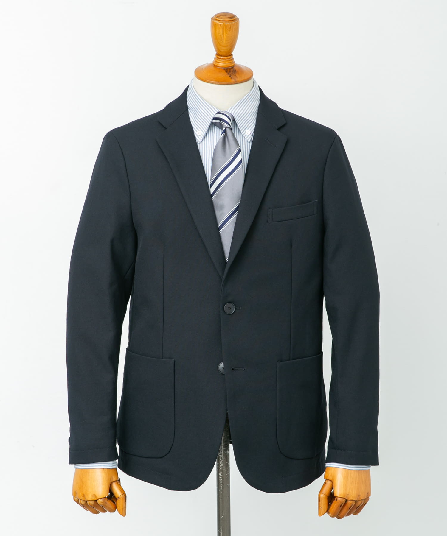 LIFE STYLE TAILOR　マイクロバスケットストレッチジャケット