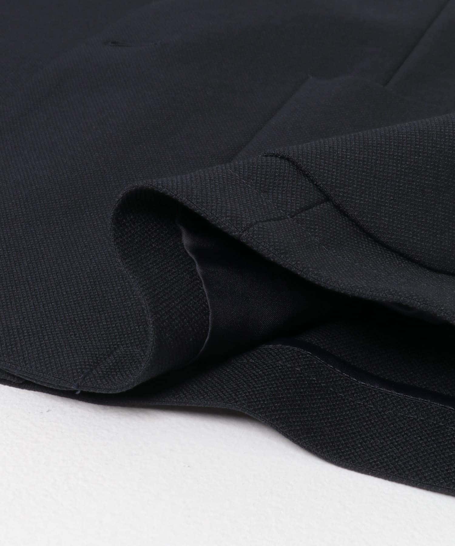 LIFE STYLE TAILOR　マイクロバスケットストレッチジャケット NAVY S