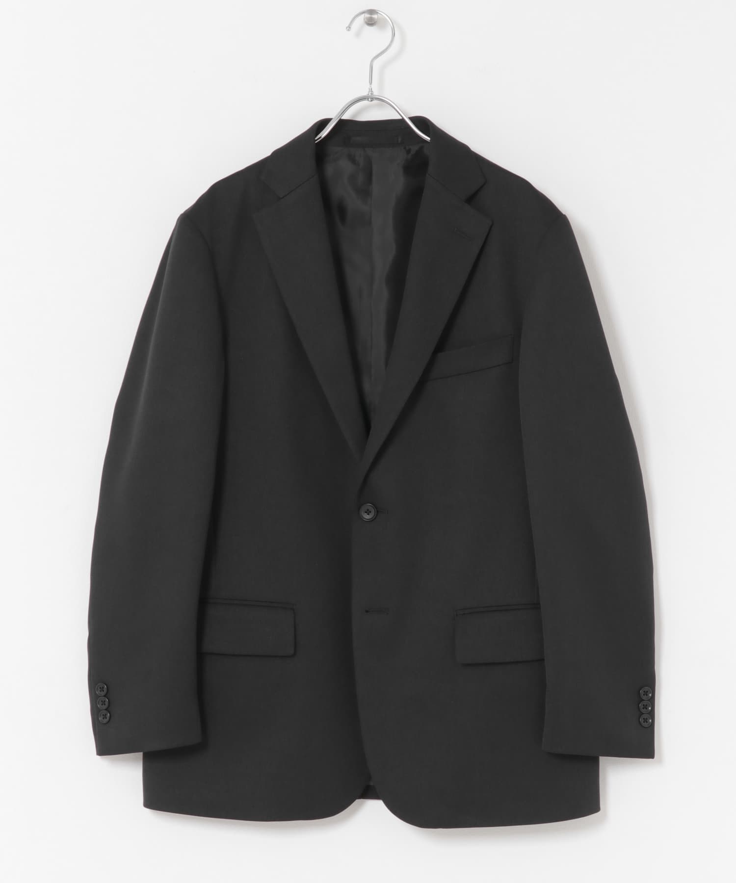 LIFE STYLE TAILOR　レトロヘリンボンストレッチジャケット