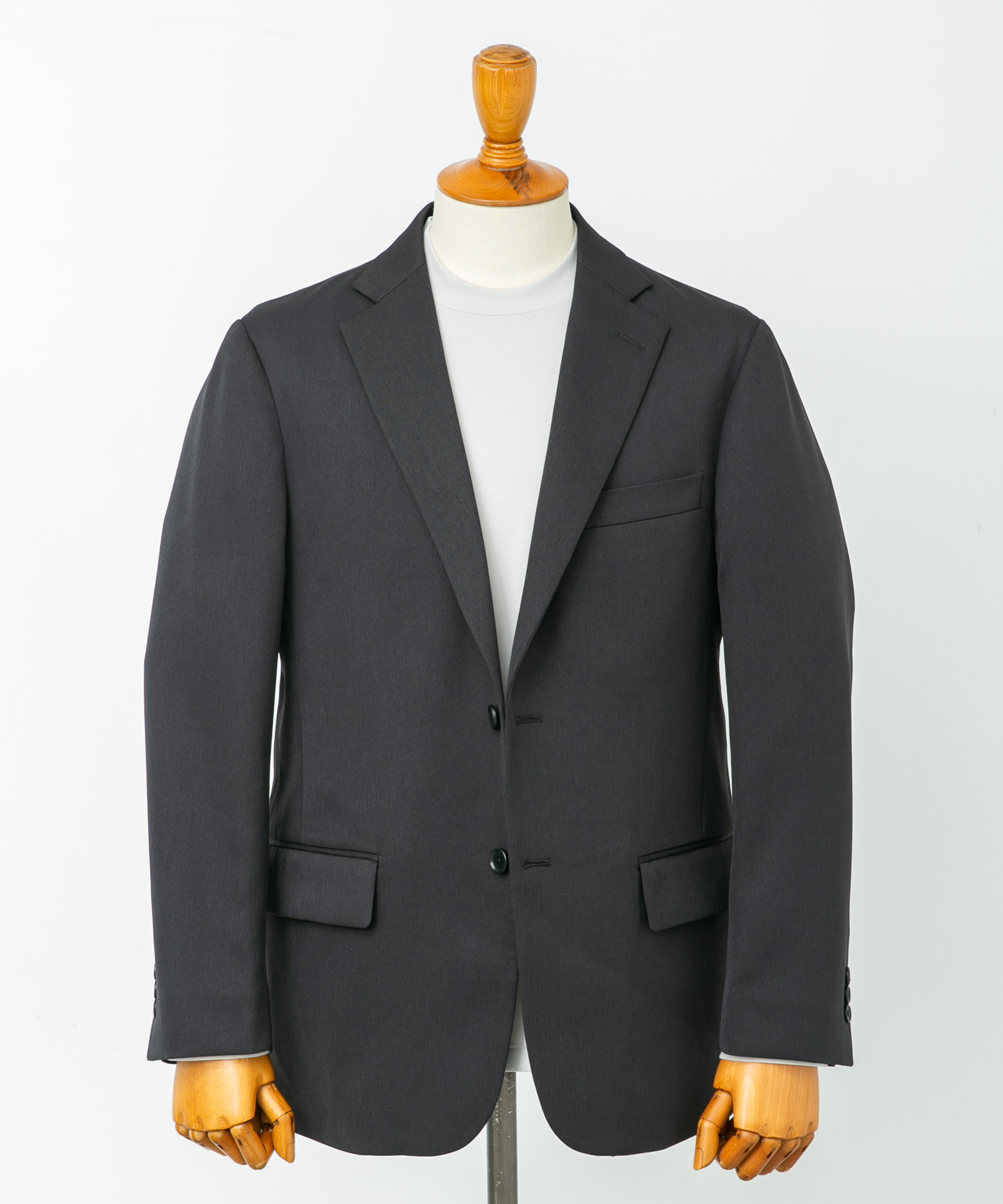 LIFE STYLE TAILOR　レトロヘリンボンストレッチジャケット