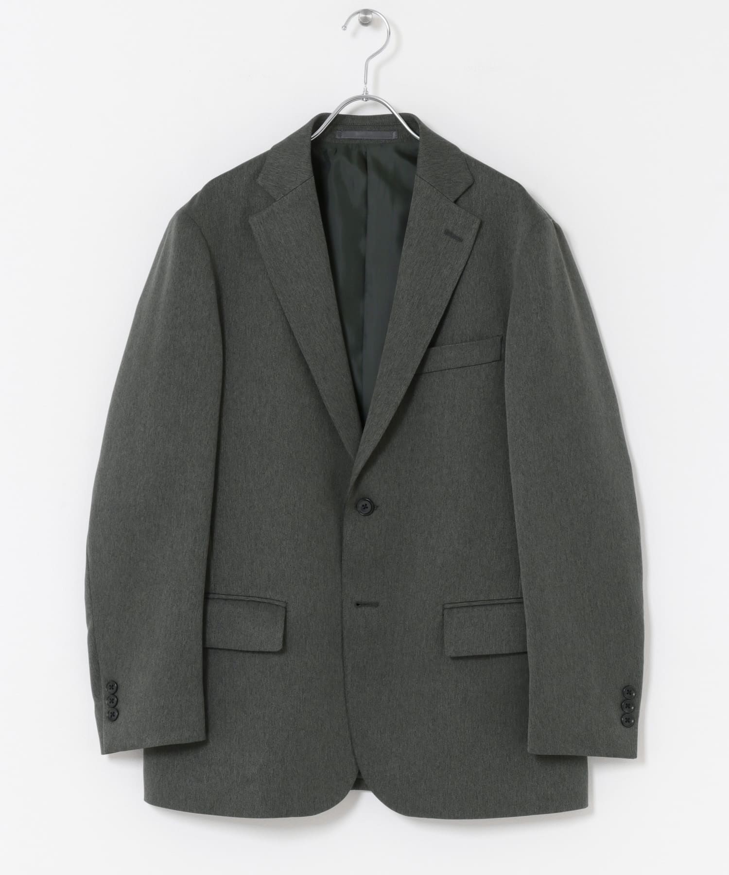 LIFE STYLE TAILOR　レトロヘリンボンストレッチジャケット