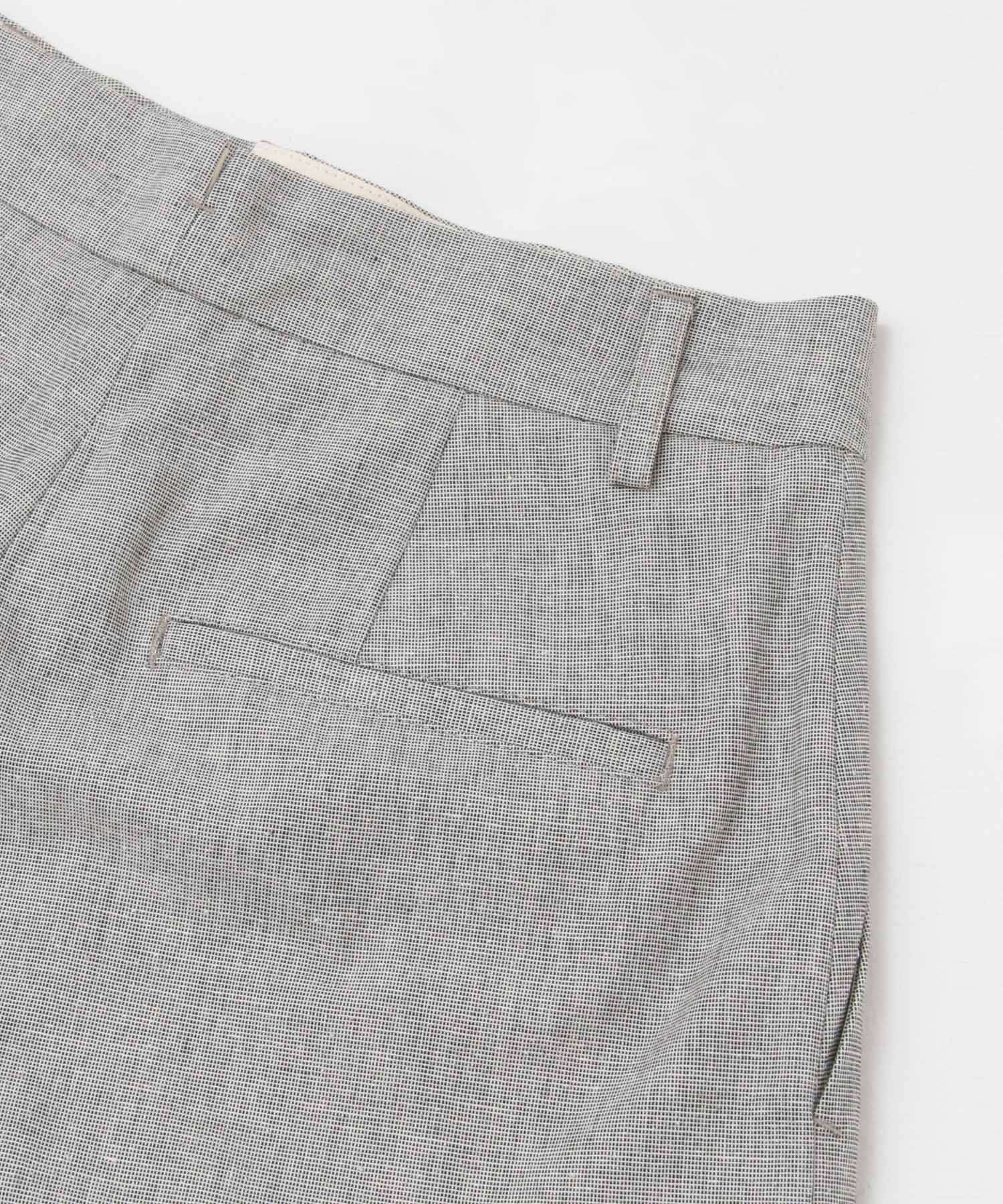 White Label　シルクネップショートパンツ L.GREGE S