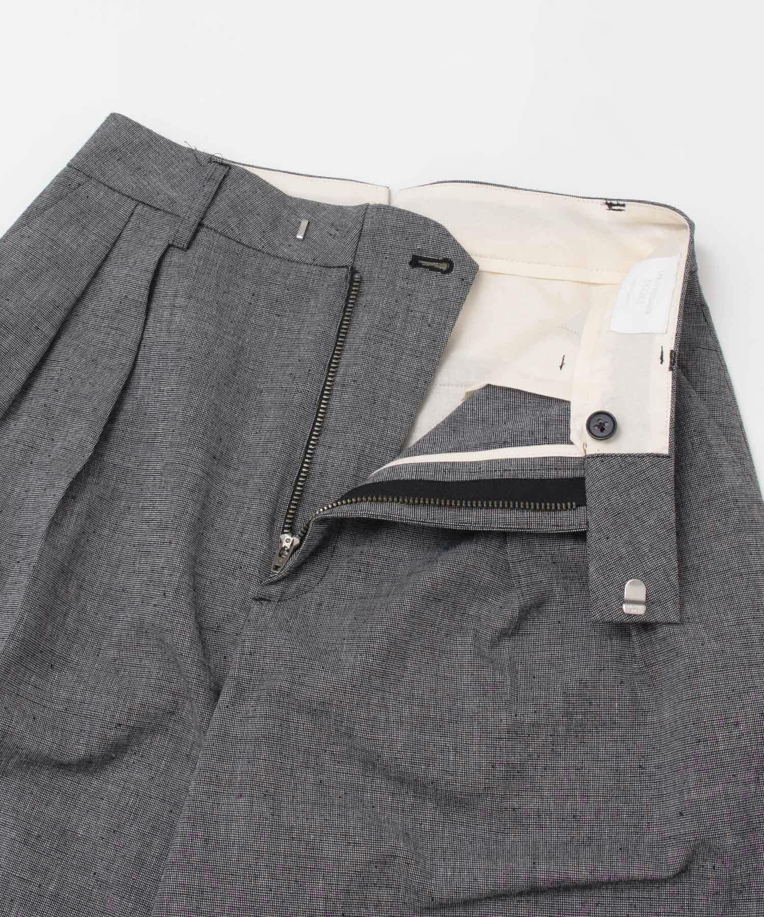 White Label　シルクネップショートパンツ BLACK S