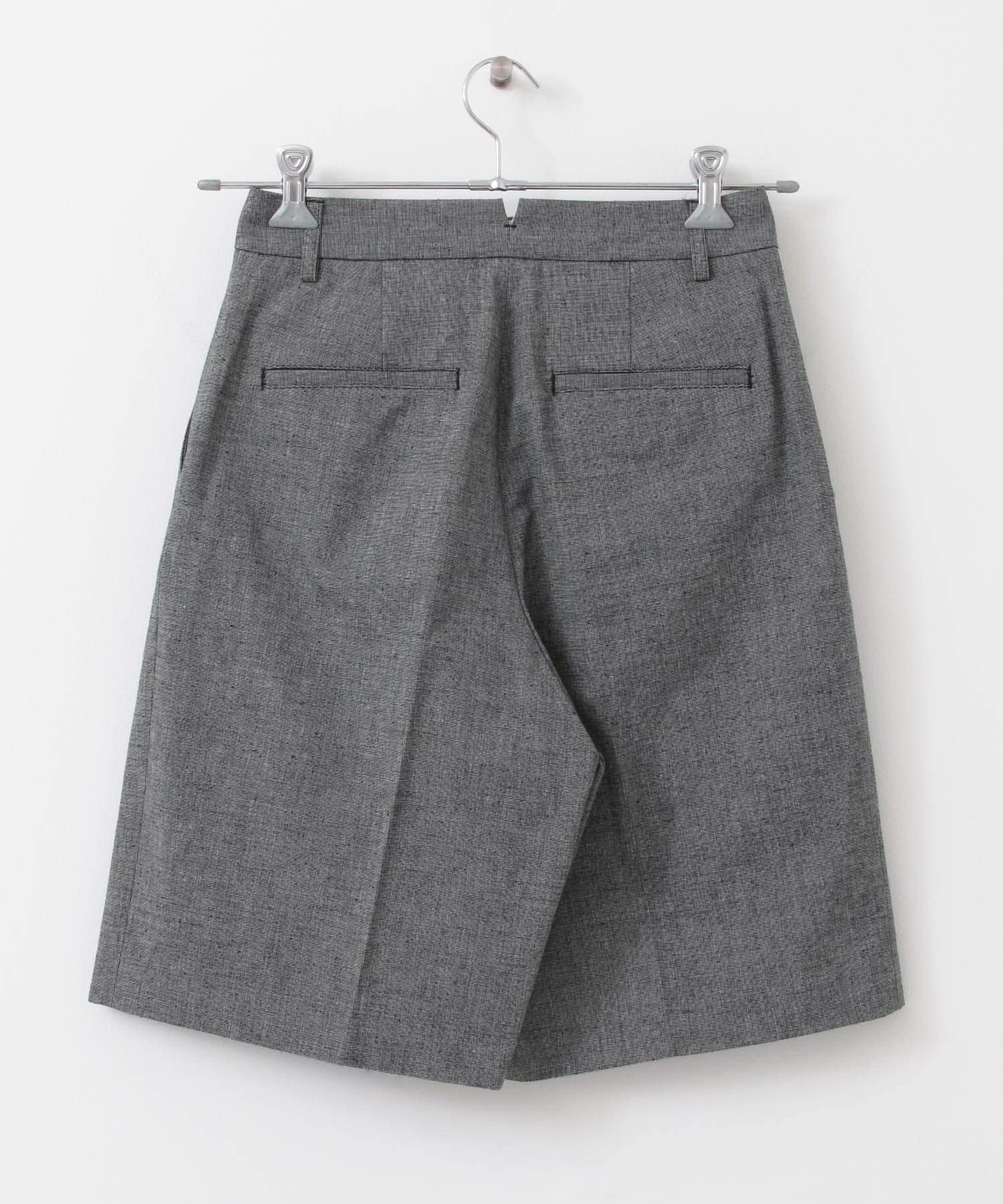 White Label　シルクネップショートパンツ BLACK S