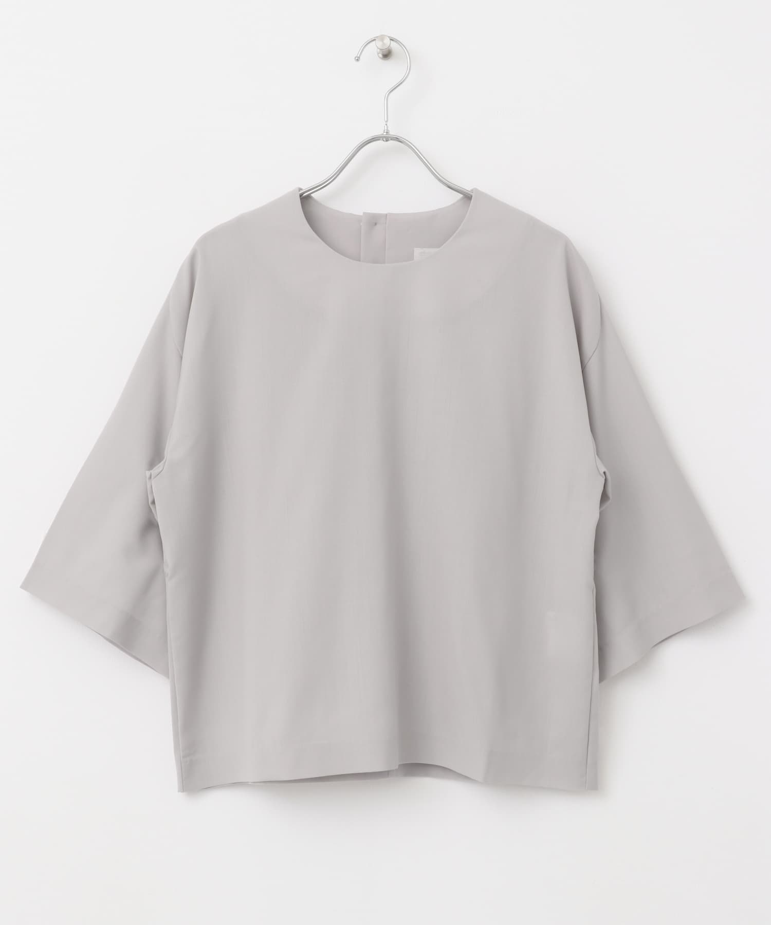 COSMIC WONDER　Lightmerinowool poplin pullover Gray S