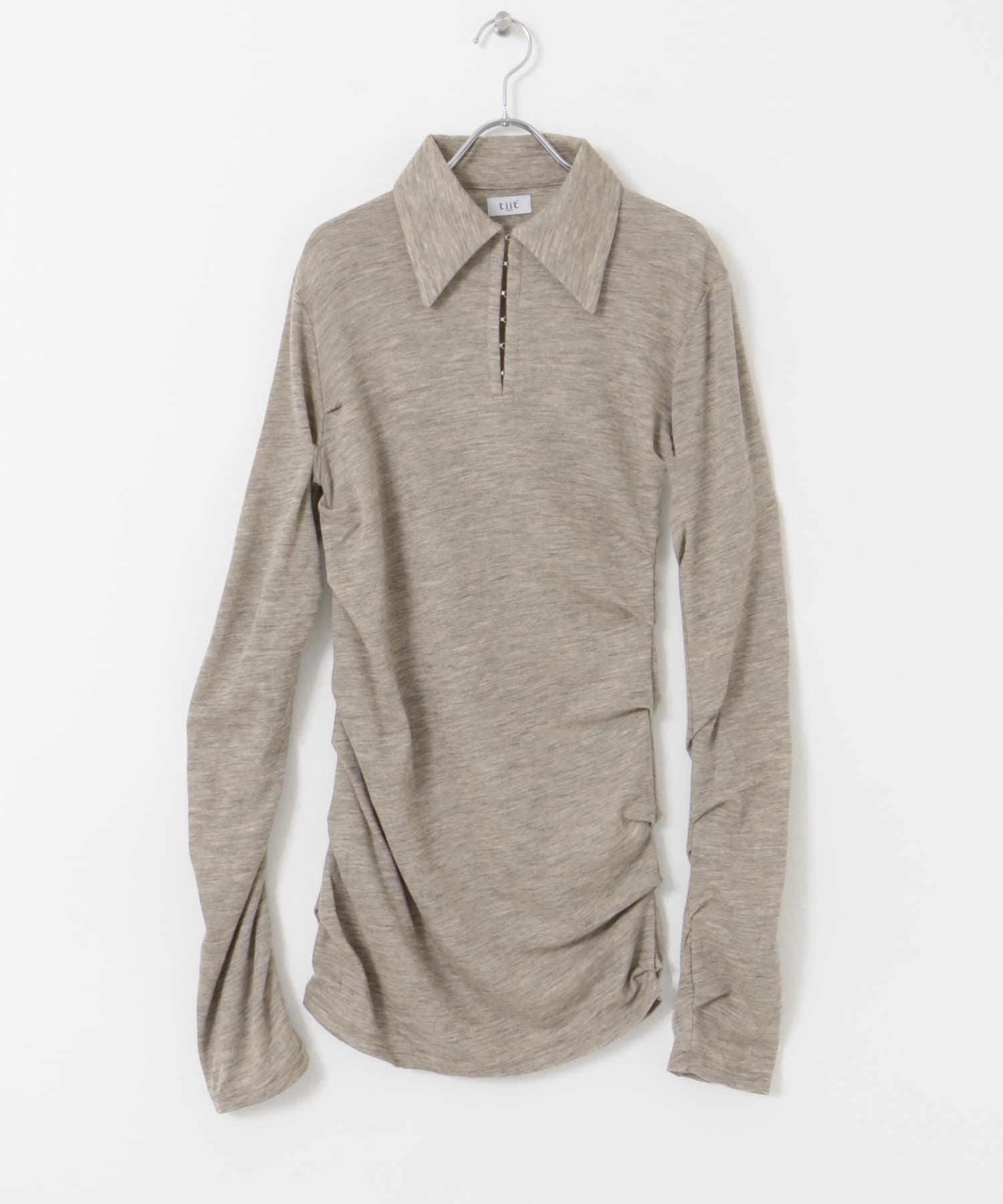 tiit tokyo　tack&twist tops beige 38