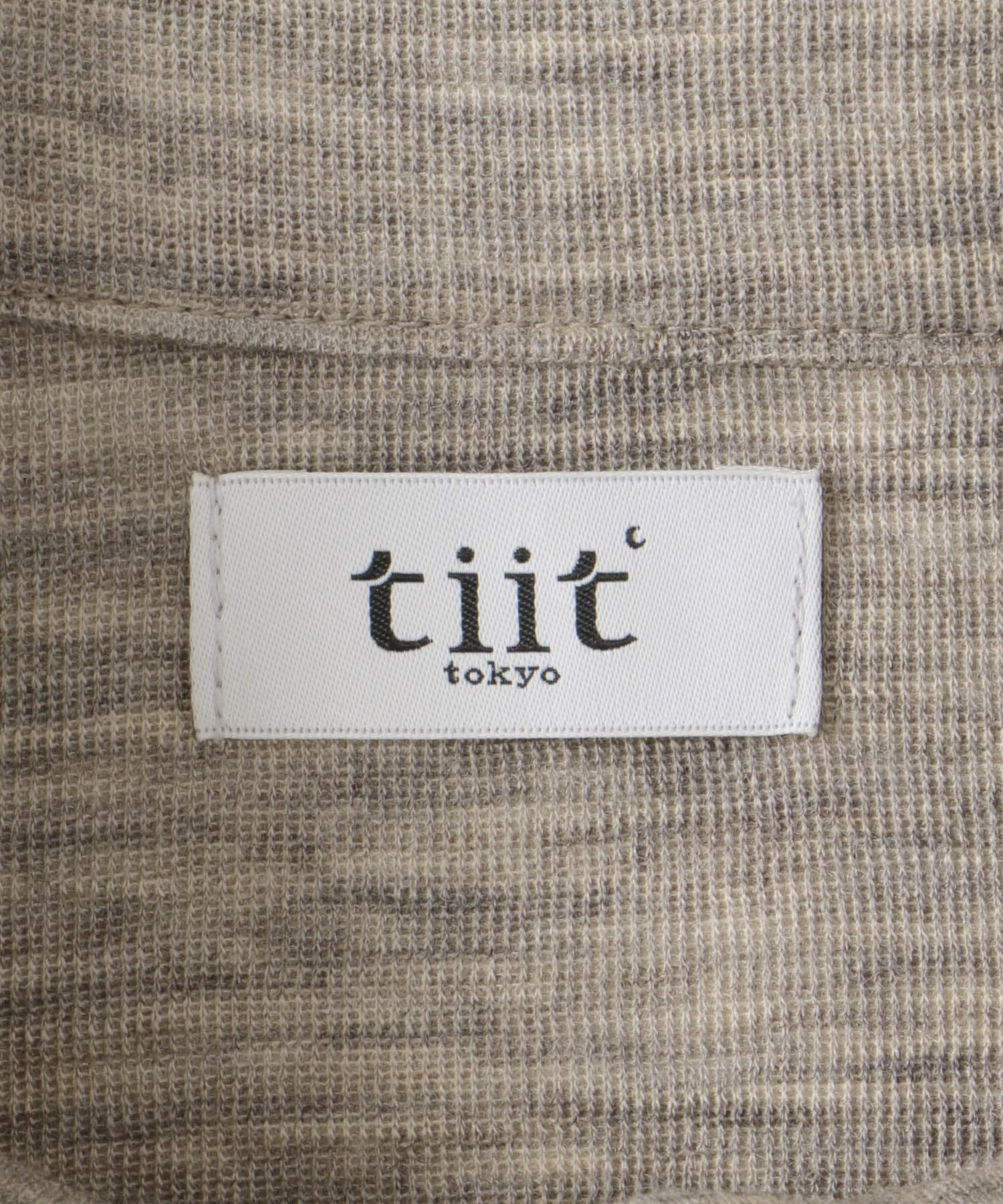 tiit tokyo　tack&twist tops beige 38