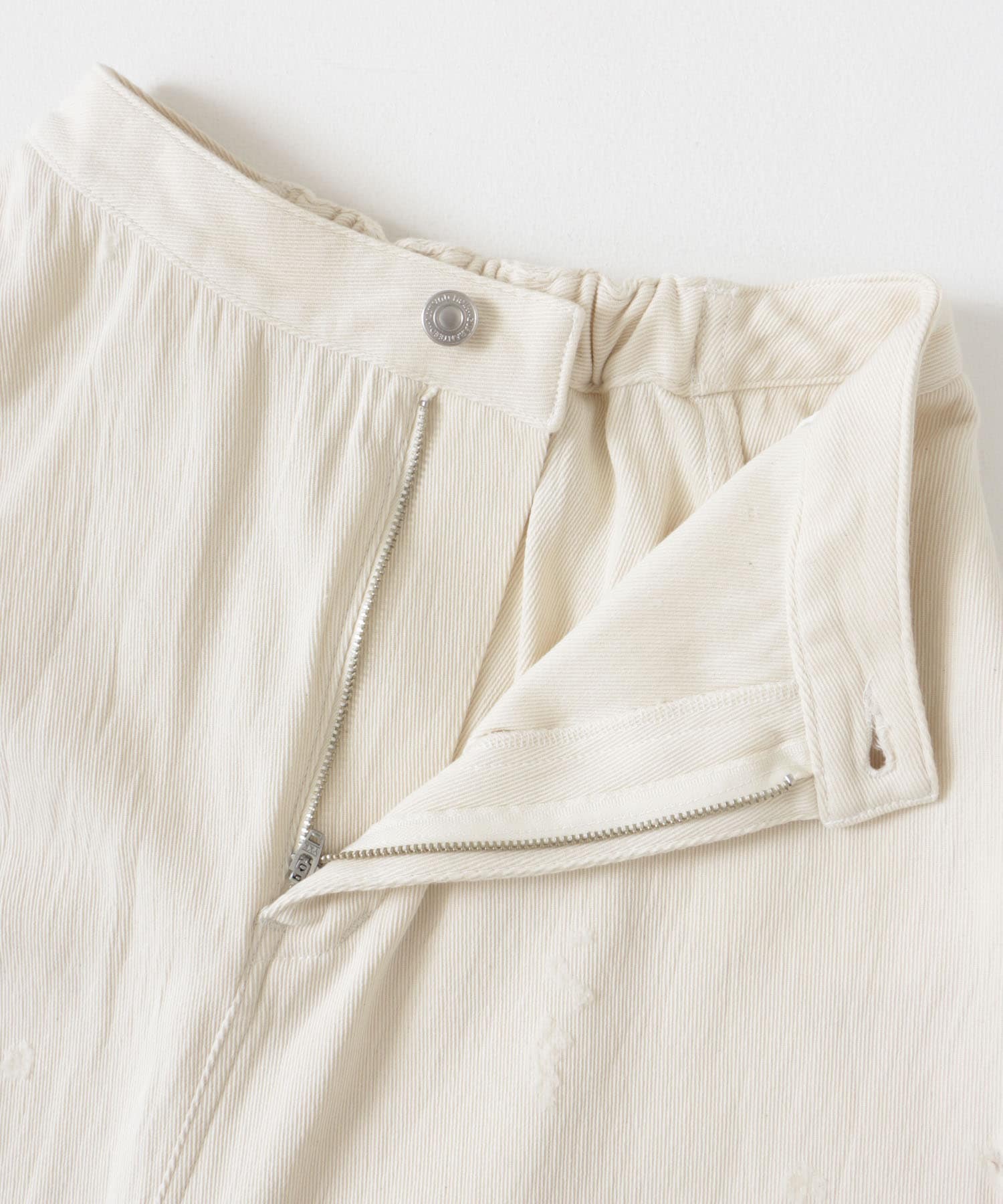 tiit tokyo　damage flare skirt off white 36