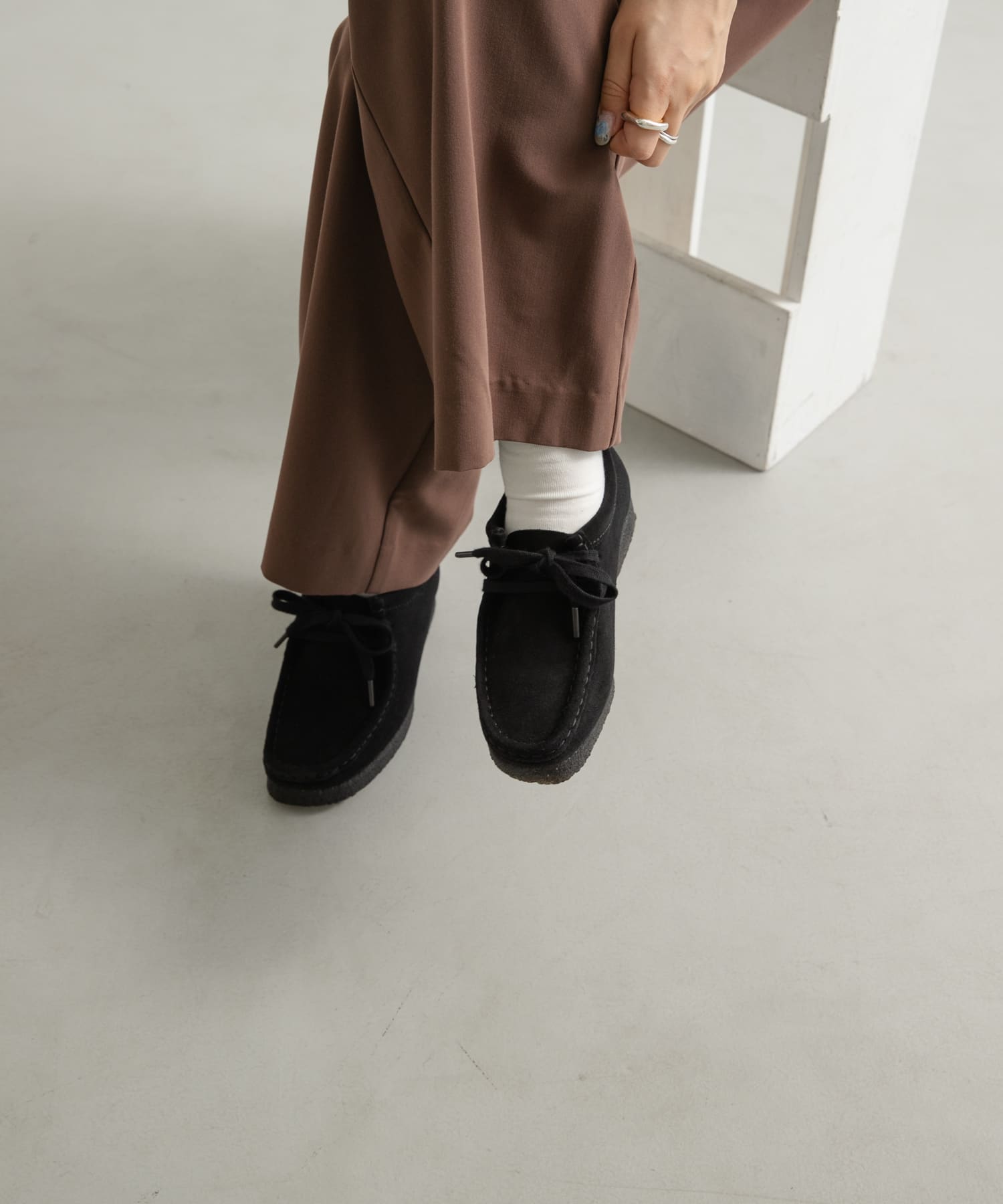 Clarks　Wallabee Black 4.5