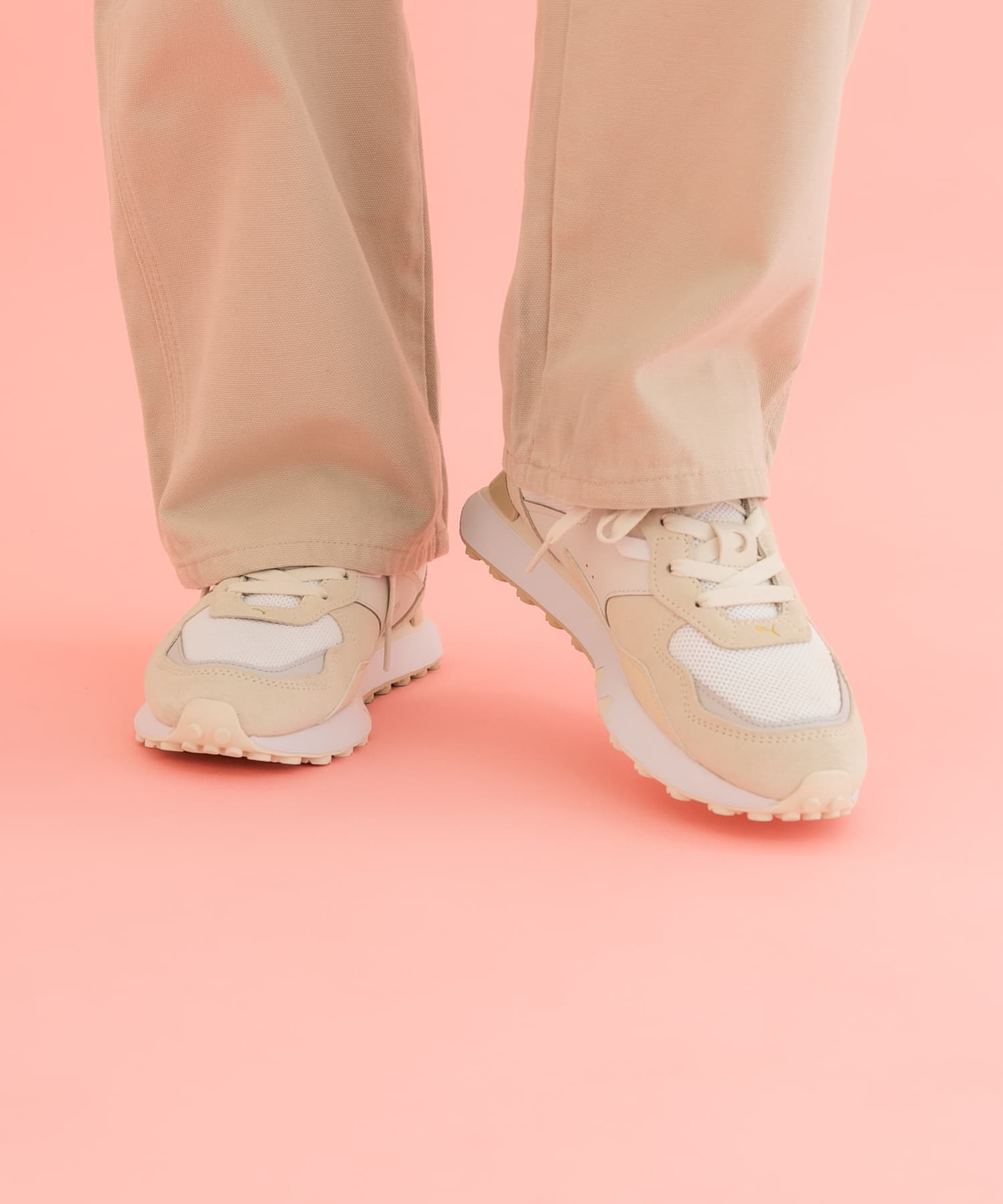 『22.5サイズ/WEB限定』PUMA　ExclusiveライダーFVWクリーン アルペンスノー 22.5