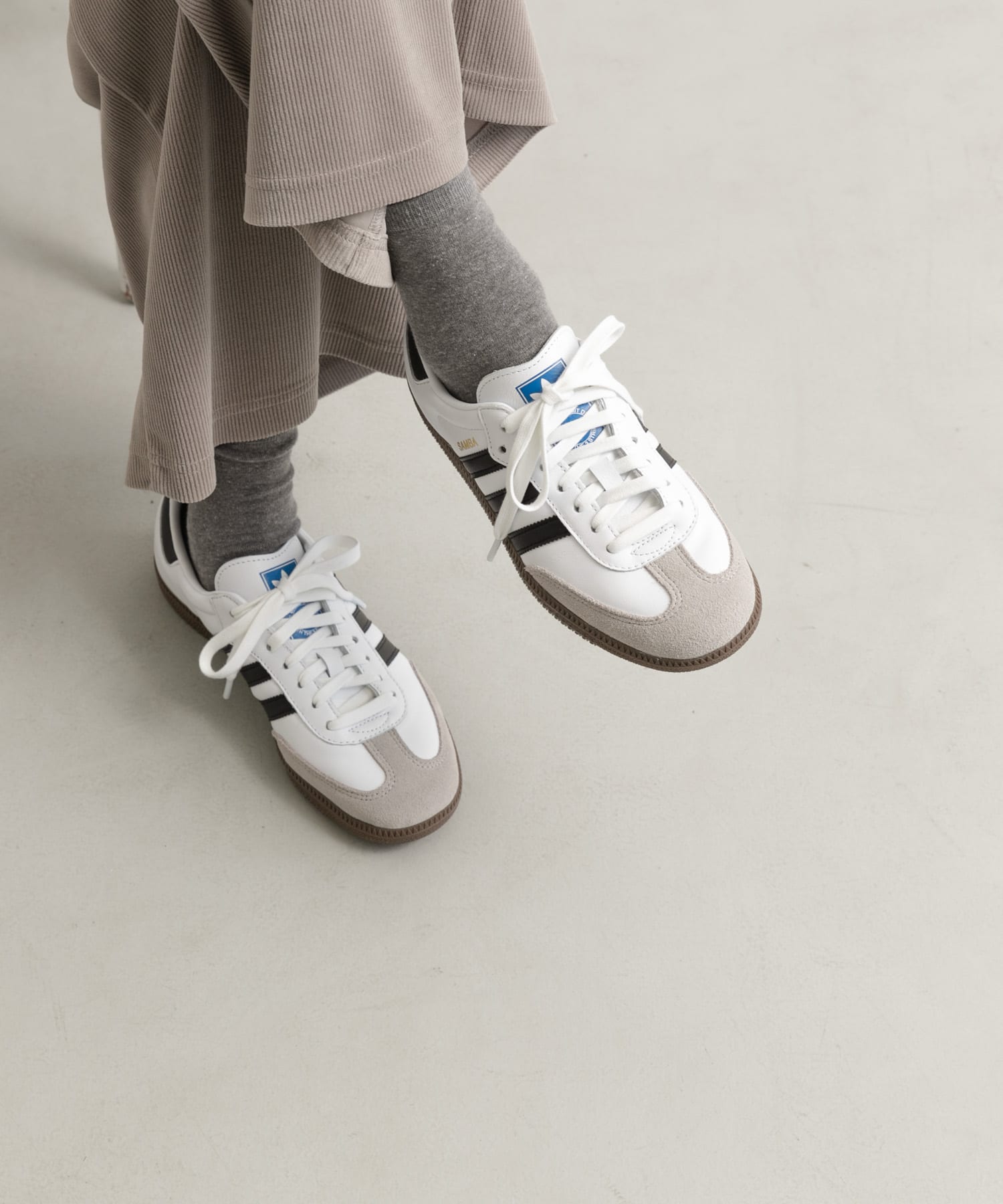 adidas　SAMBA OG ランニングホワイト 23.5