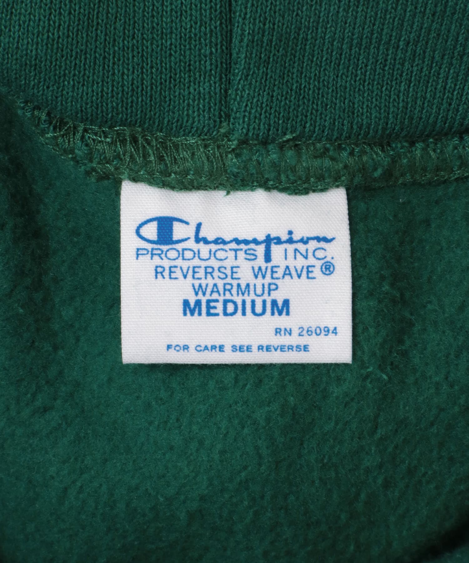 Champion　REVERSEWEAVE SWEATSHIRETS GREEN M