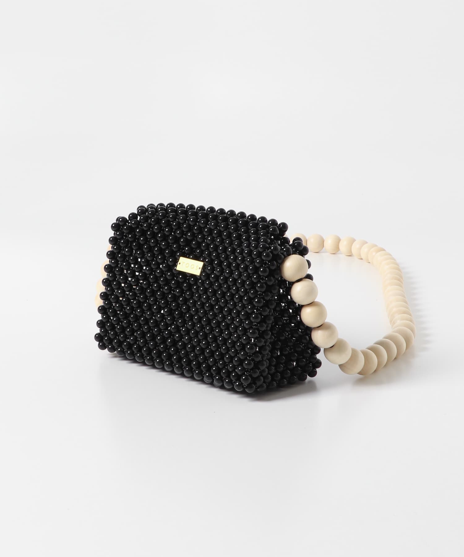 TOOS　wood ball shoulderbag black one