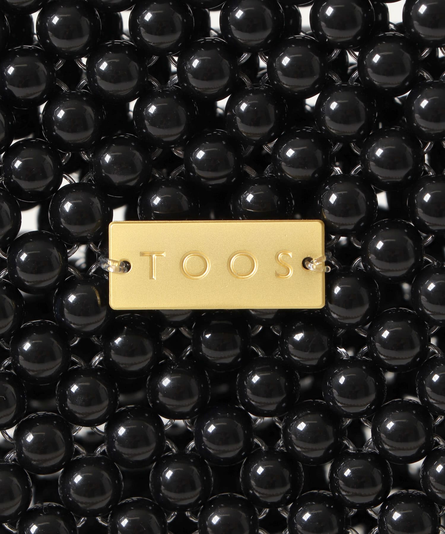 TOOS　wood ball shoulderbag black one