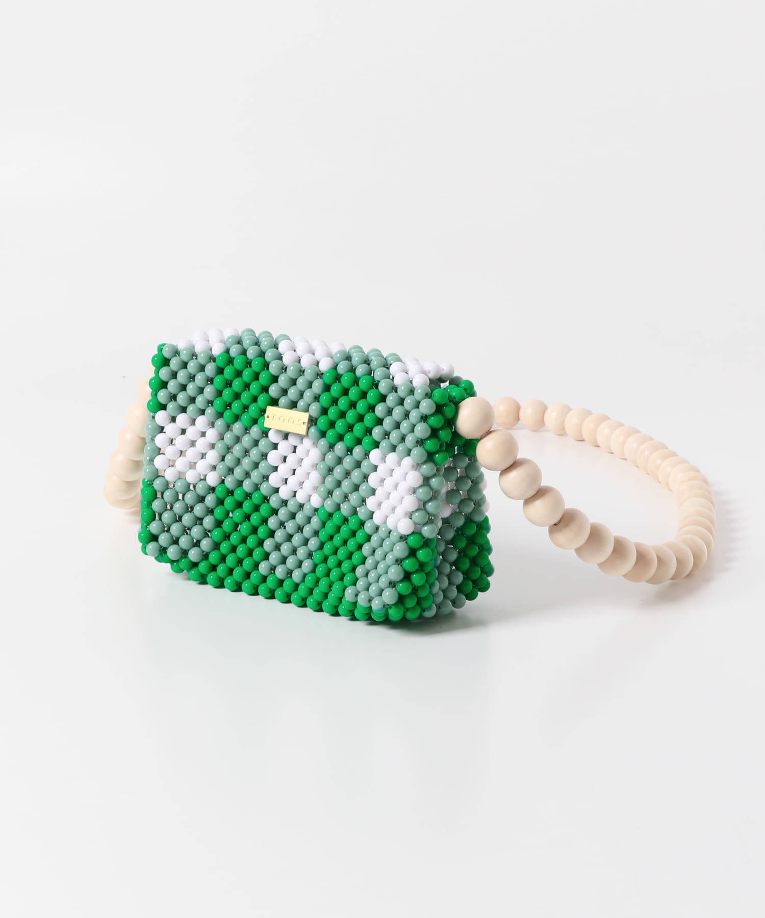 TOOS　wood ball shoulderbag green one